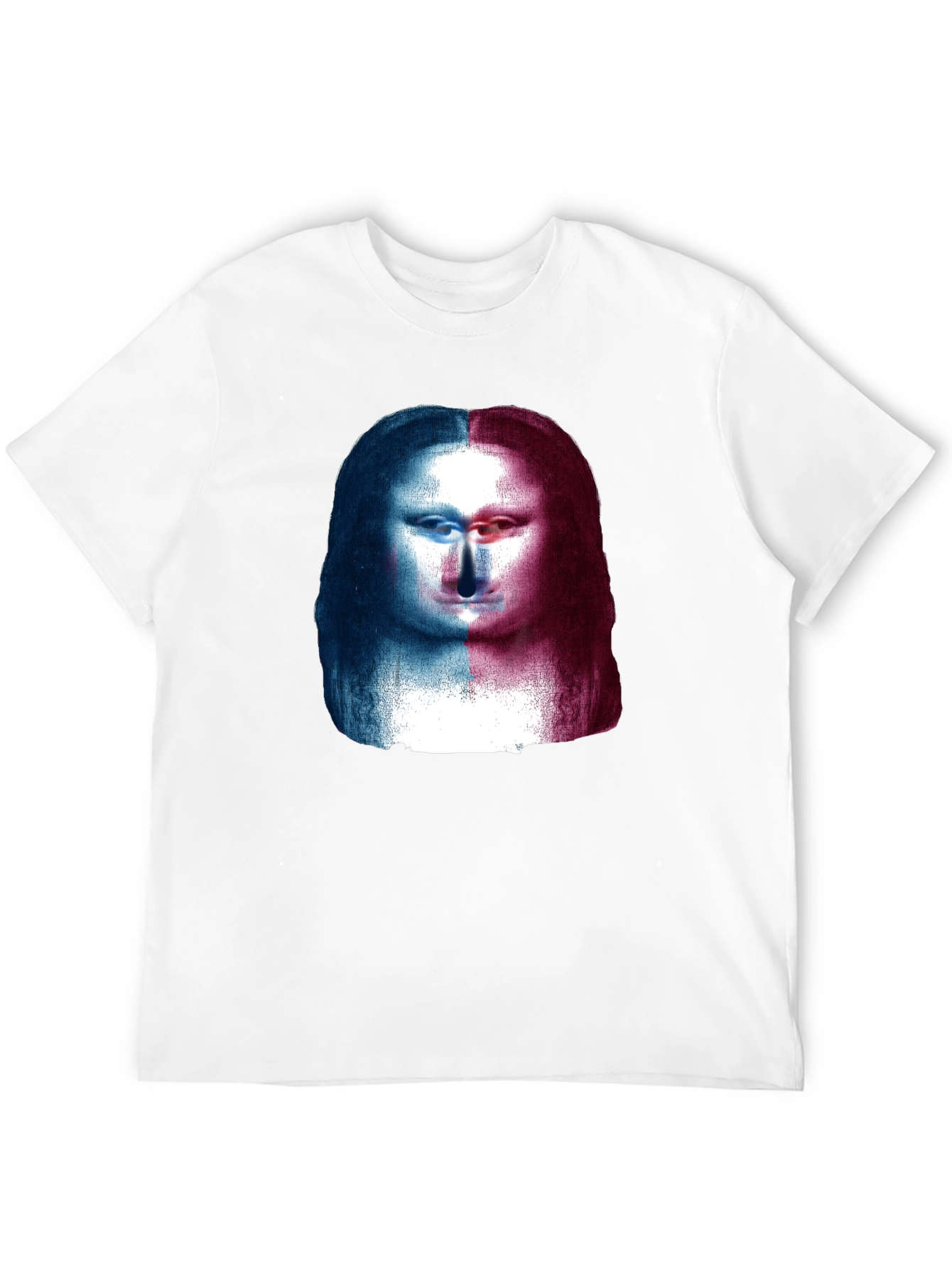 Mona Lisa Graphic Tee - Modern Art Print