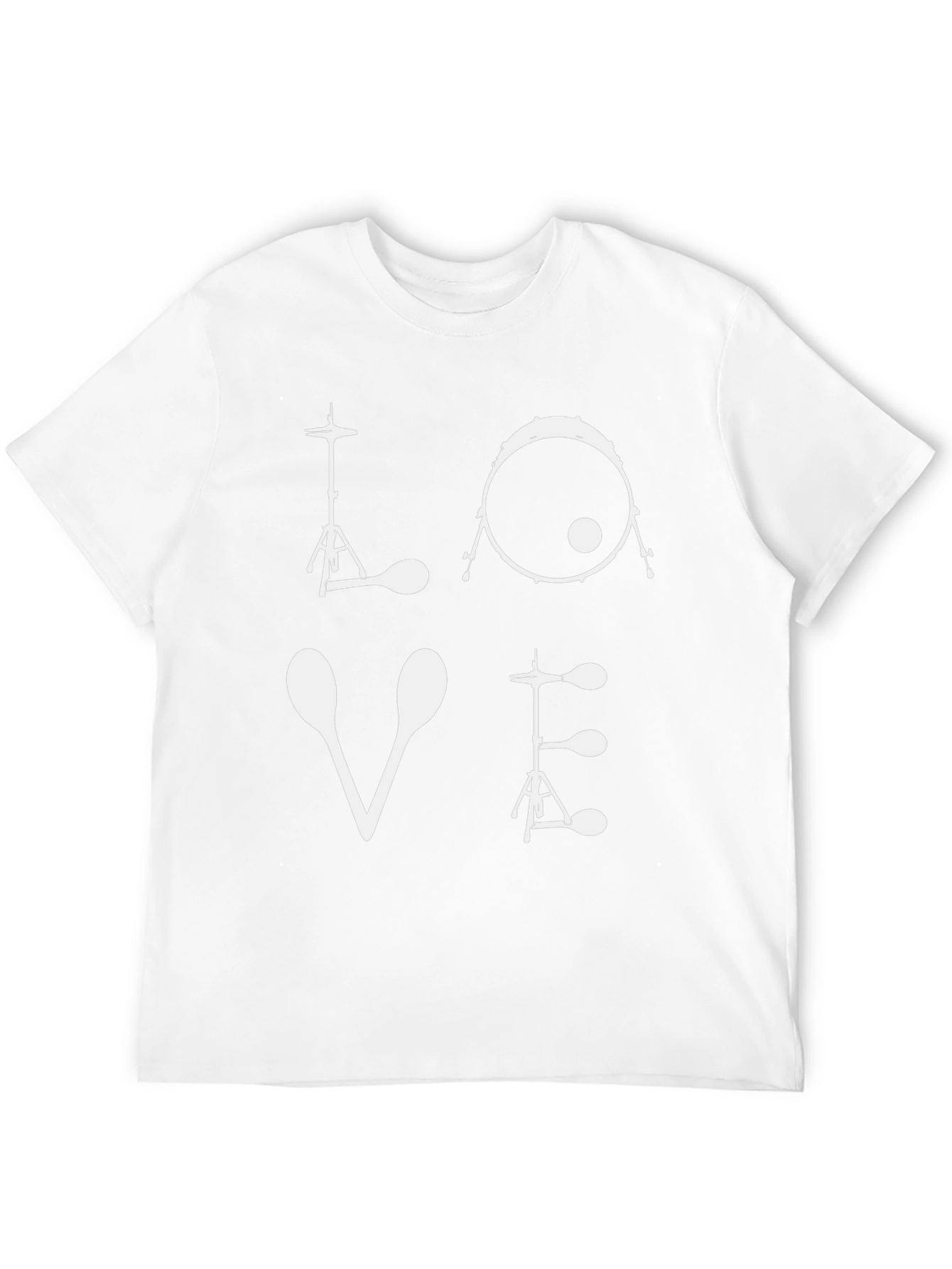 Drummer LOVE Graphic Tee - Music Lover Shirt