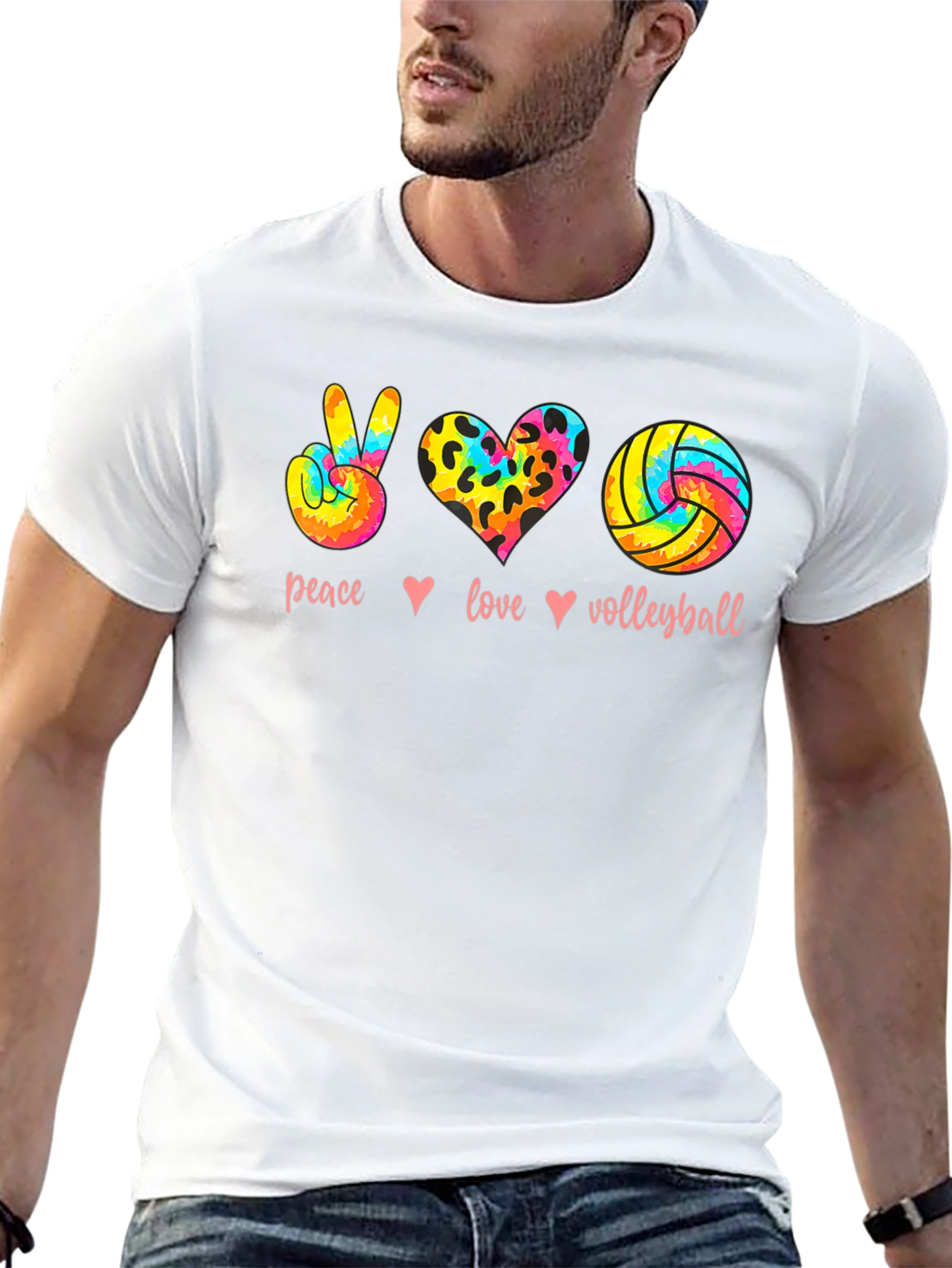 Peace Love Volleyball T-Shirt