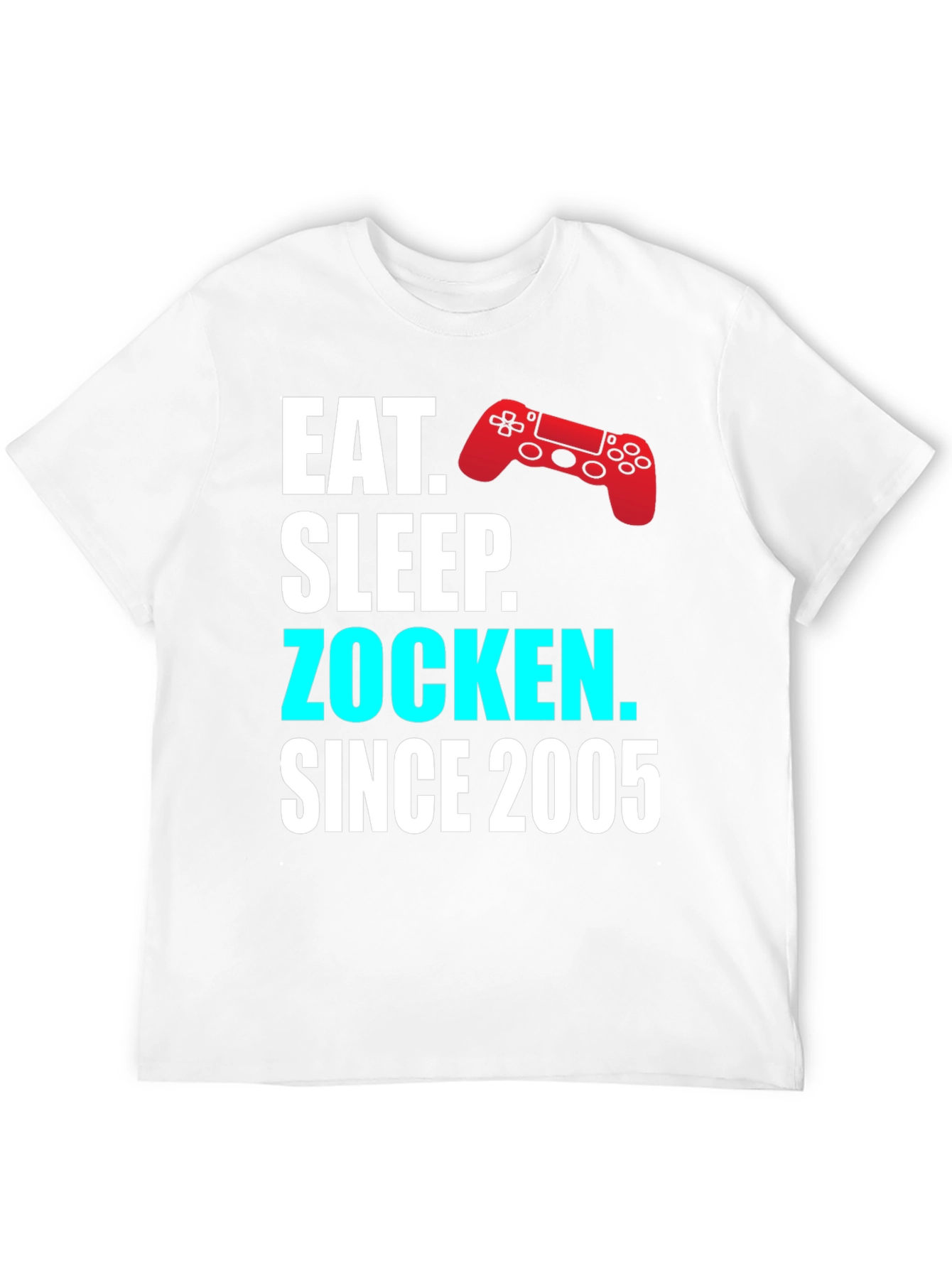 Eat Sleep Zocken Since 2005 Gamer T-Shirt