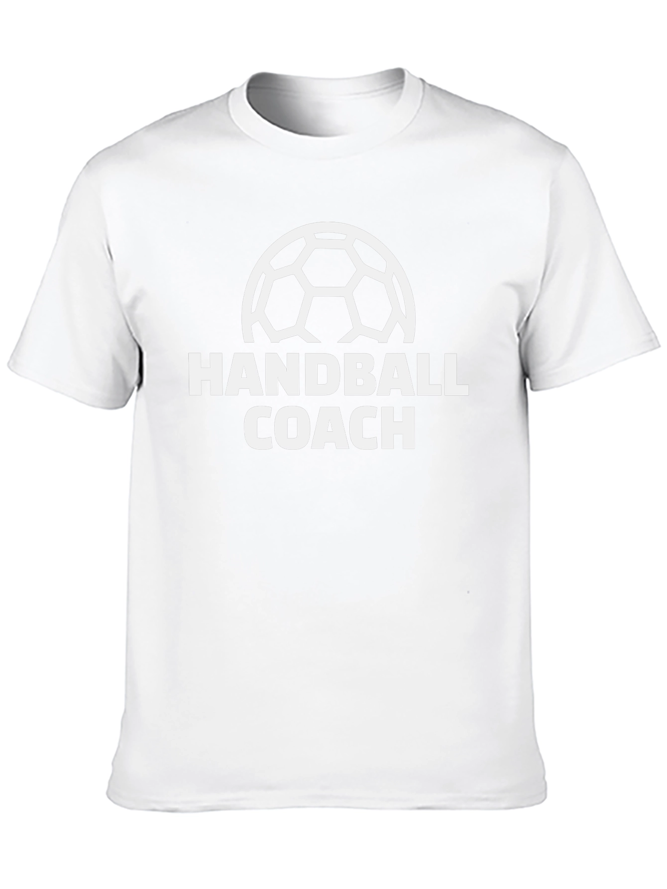 Handball Coach T-Shirt - Black Graphic Tee