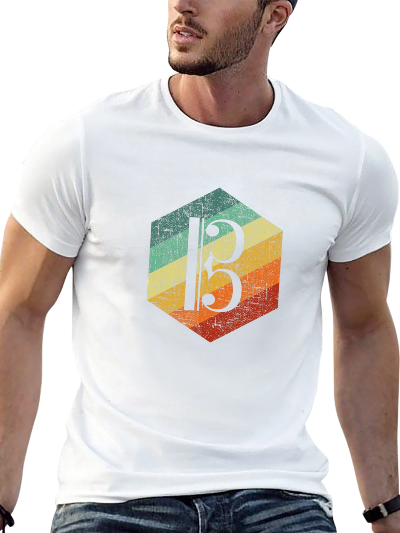 Retro Viola Clef Music T-Shirt