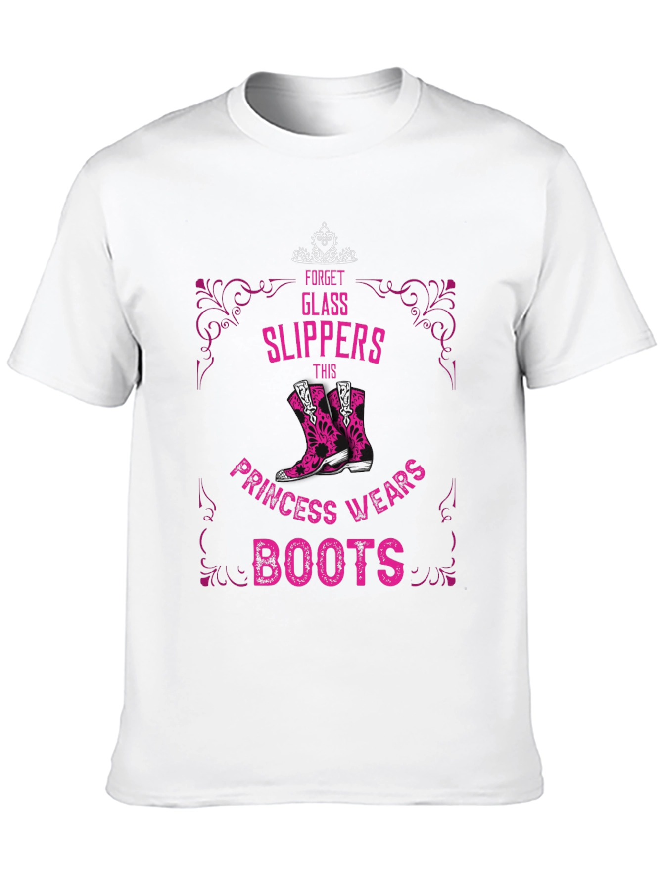 Princess Wears Boots T-Shirt - Country Girl Style