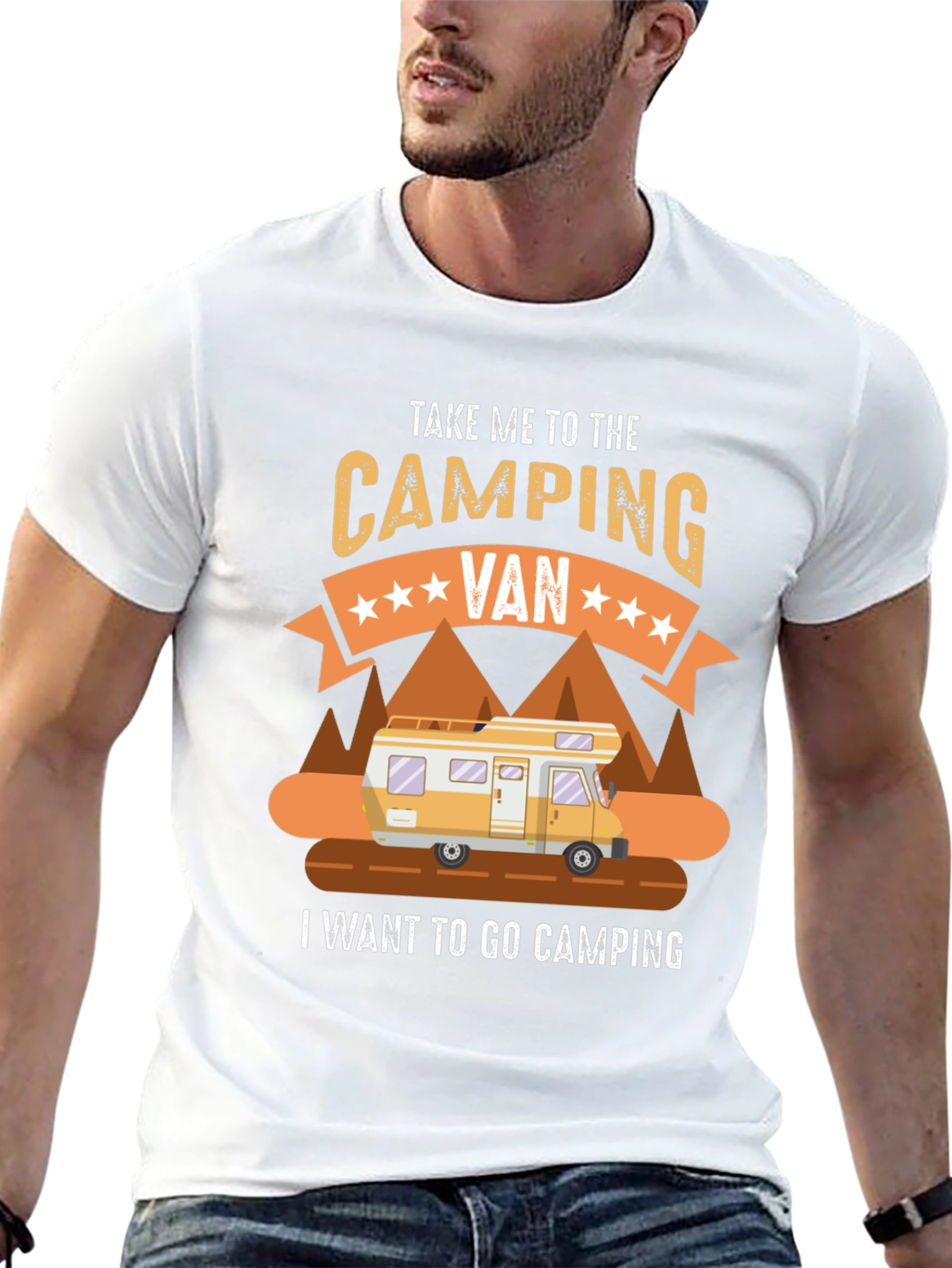 Camping Van T-Shirt: Take Me to Camping Adventure!