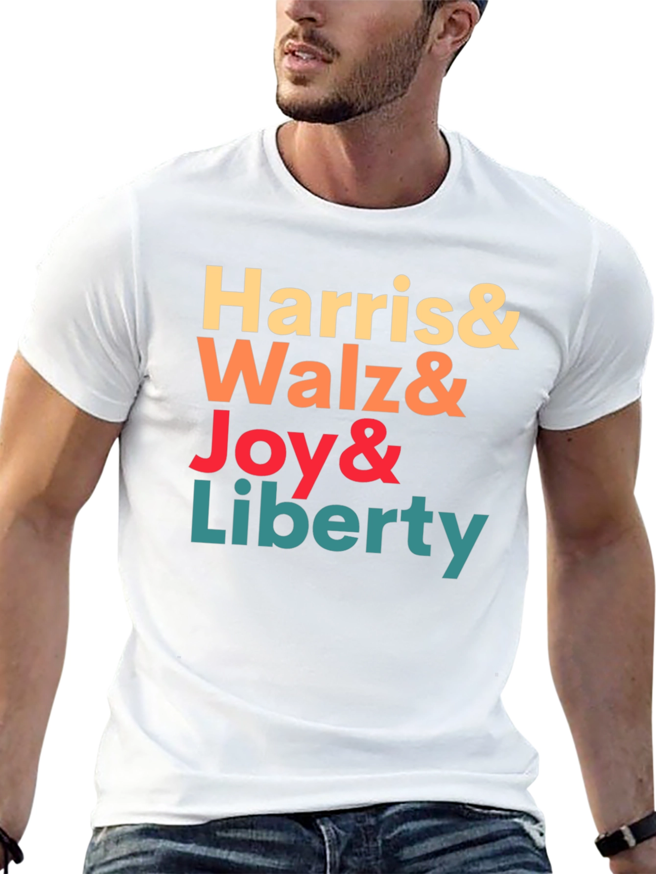 Harris Walz Joy Liberty T-Shirt