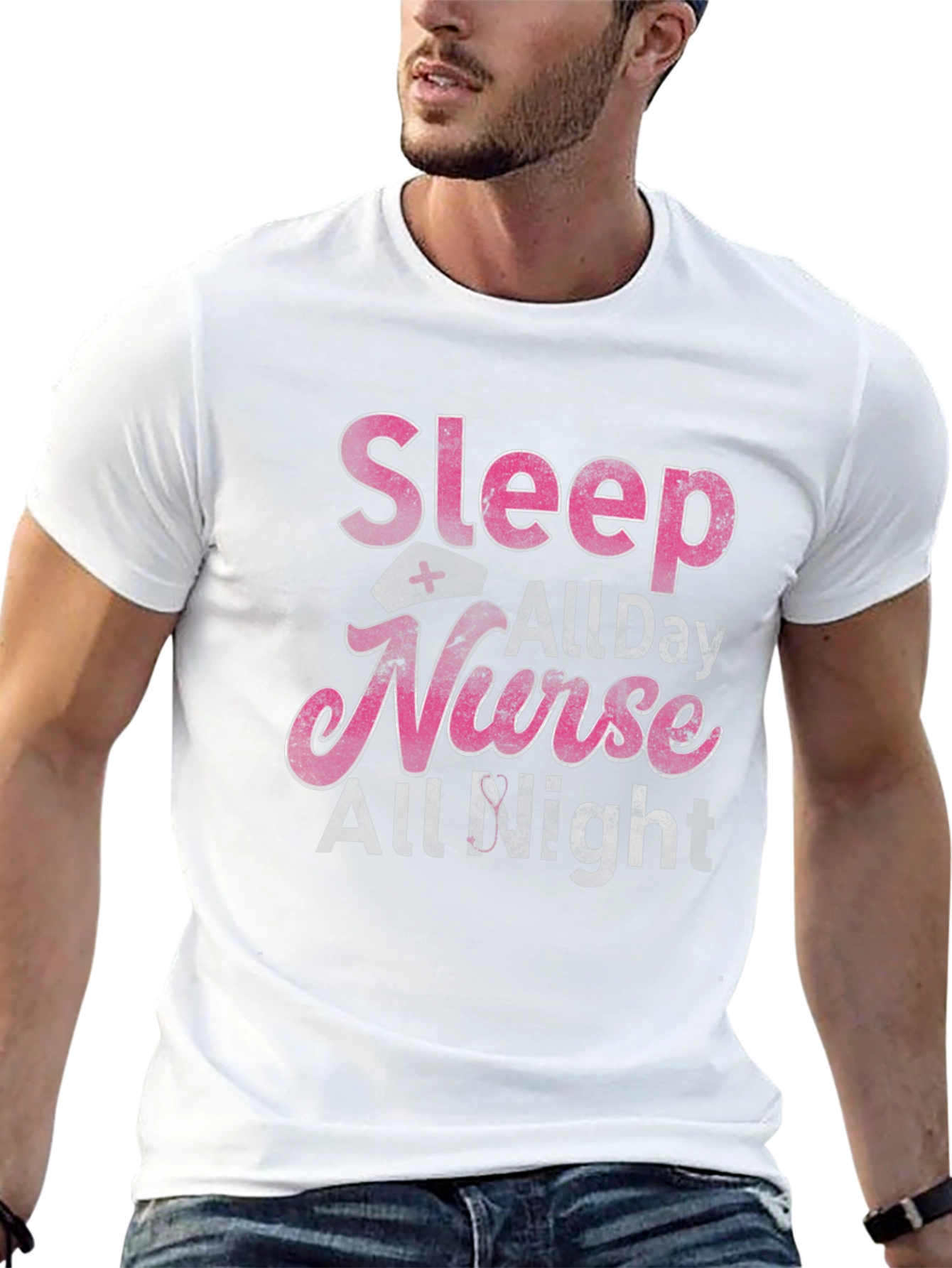Sleep All Day Nurse All Night T-Shirt