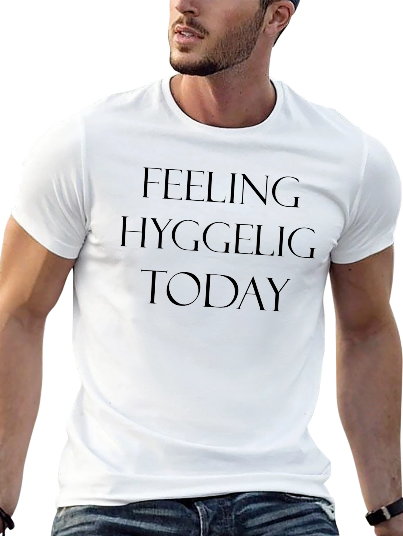Feeling Hyggelig Today Black T-Shirt