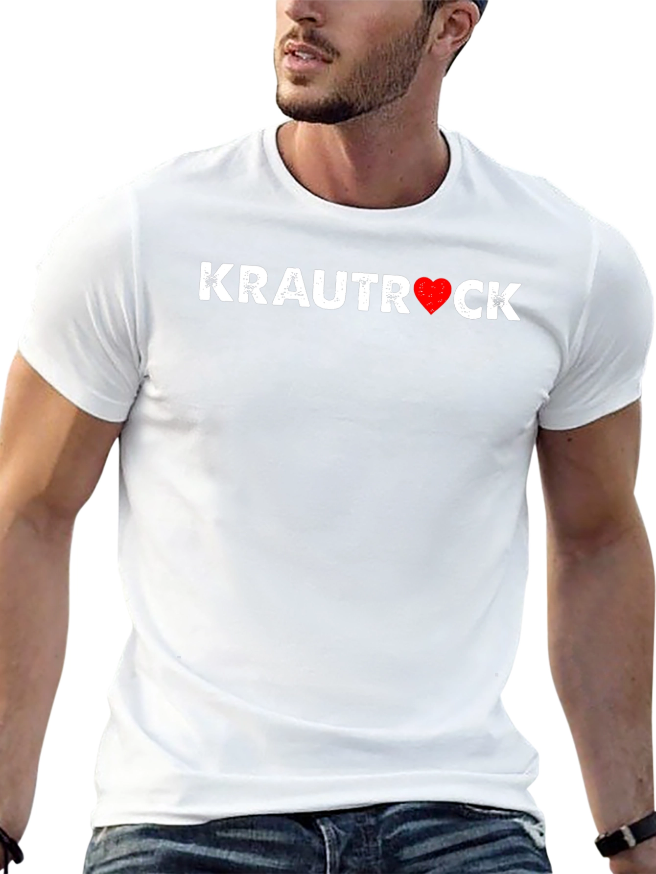 Krautrock Heart T-Shirt - Unique Music Tee