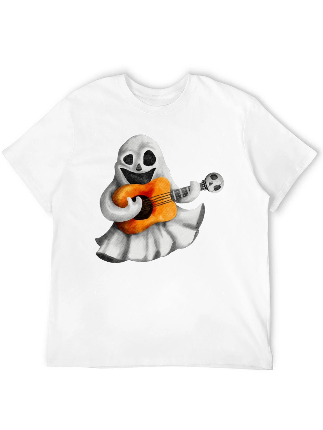 Spooky Guitar Ghost T-Shirt