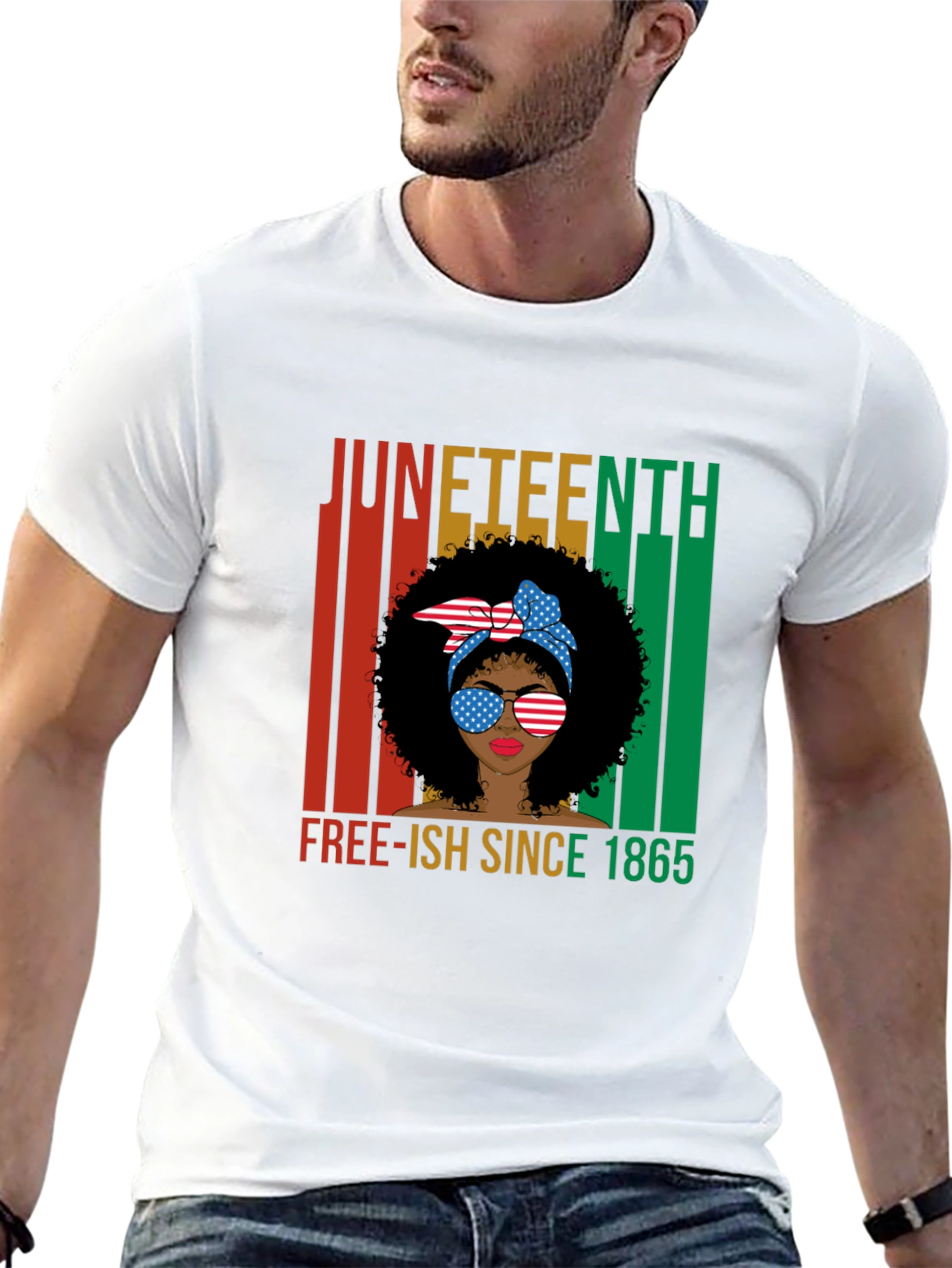 Juneteenth Free-ish Since 1865 Black T-Shirt