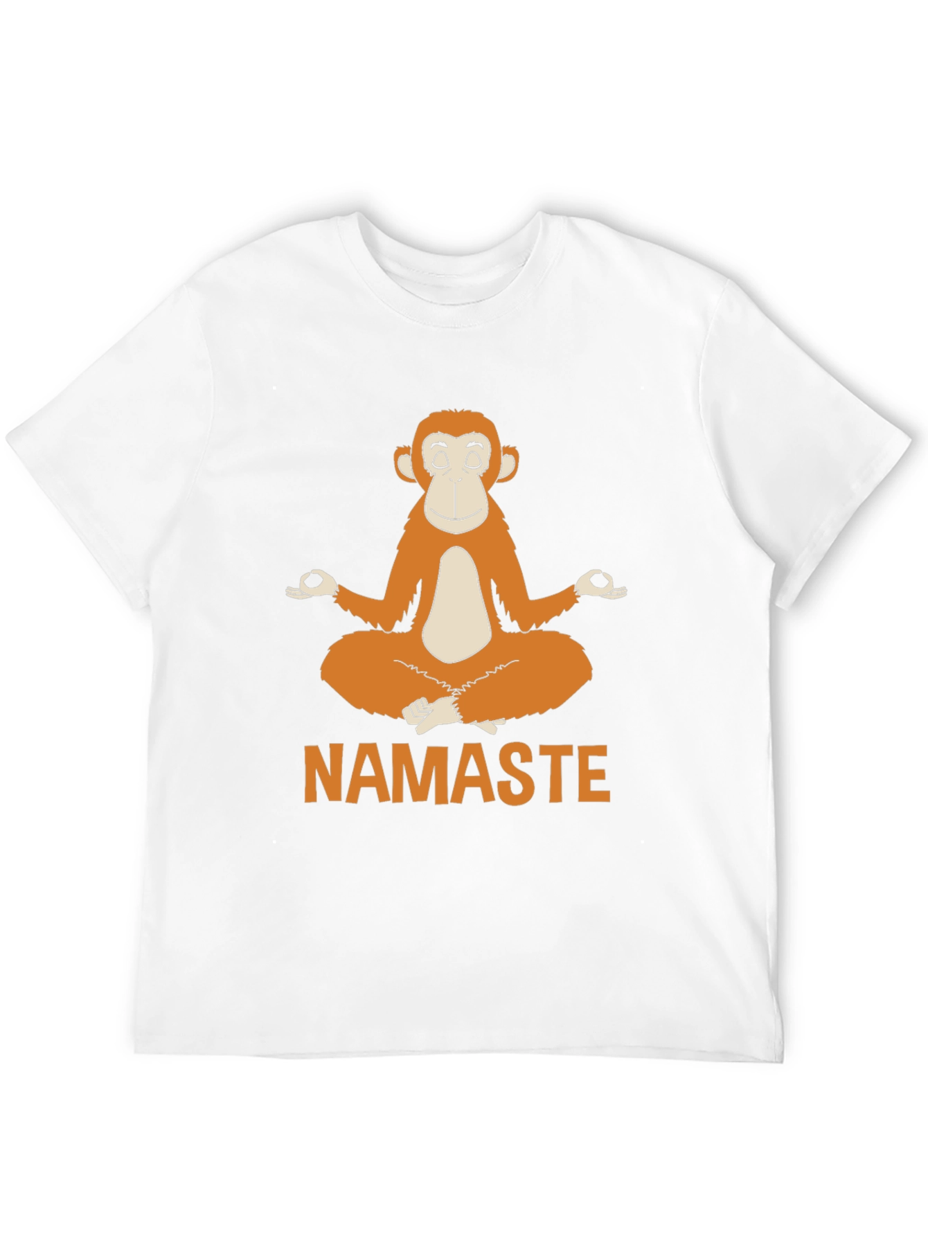Namaste Monkey Graphic T-Shirt