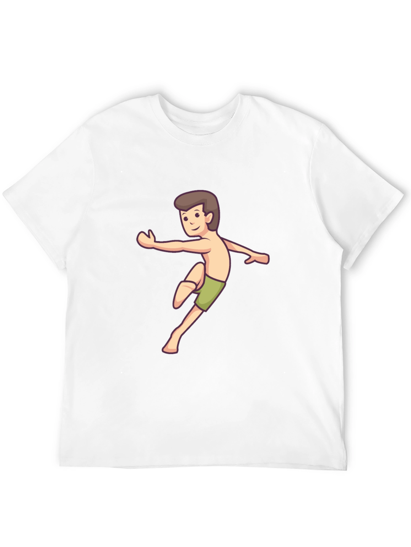 Martial Arts Kid Graphic Black T-Shirt