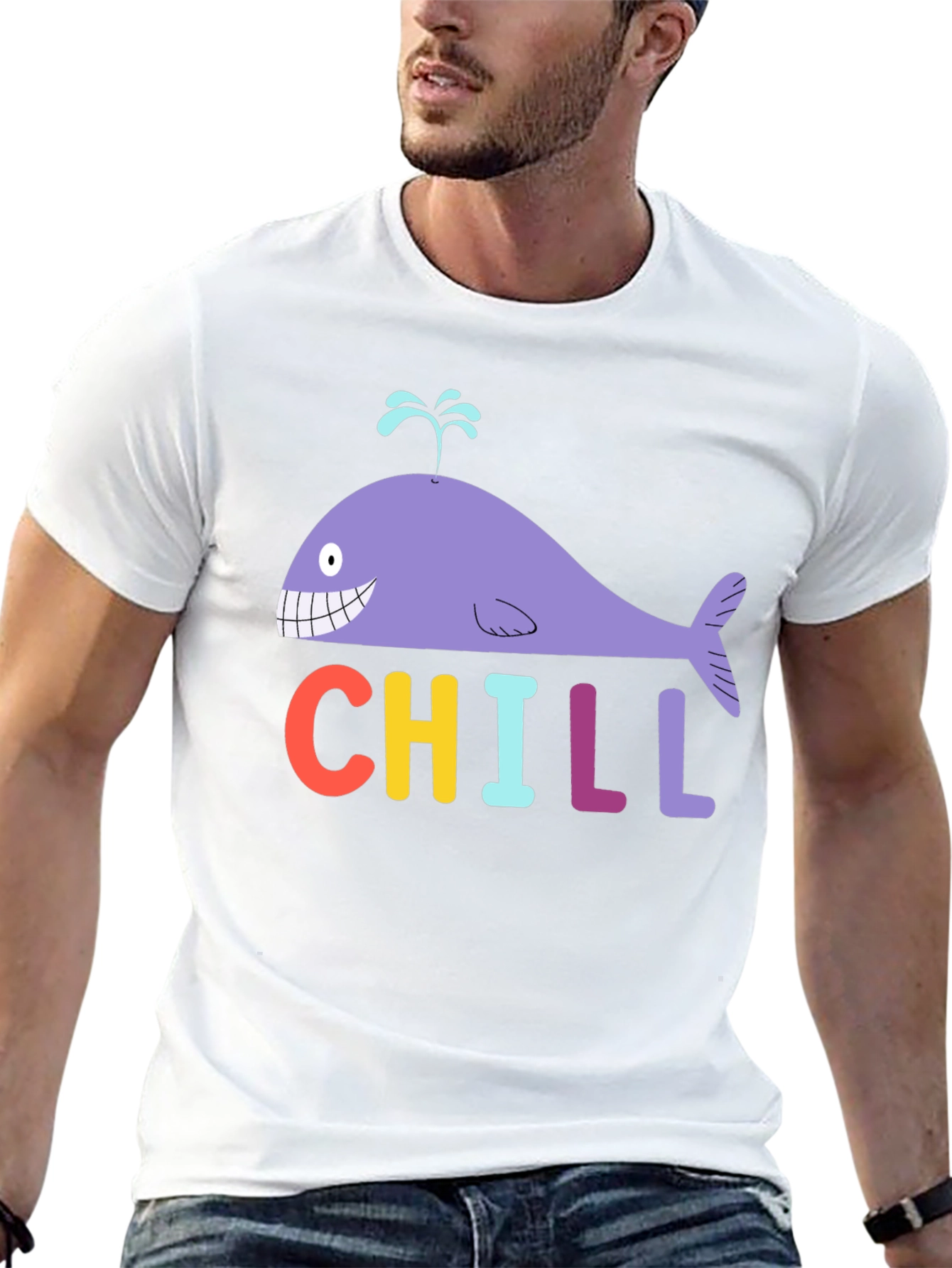 Chill Whale Graphic Tee - Unisex
