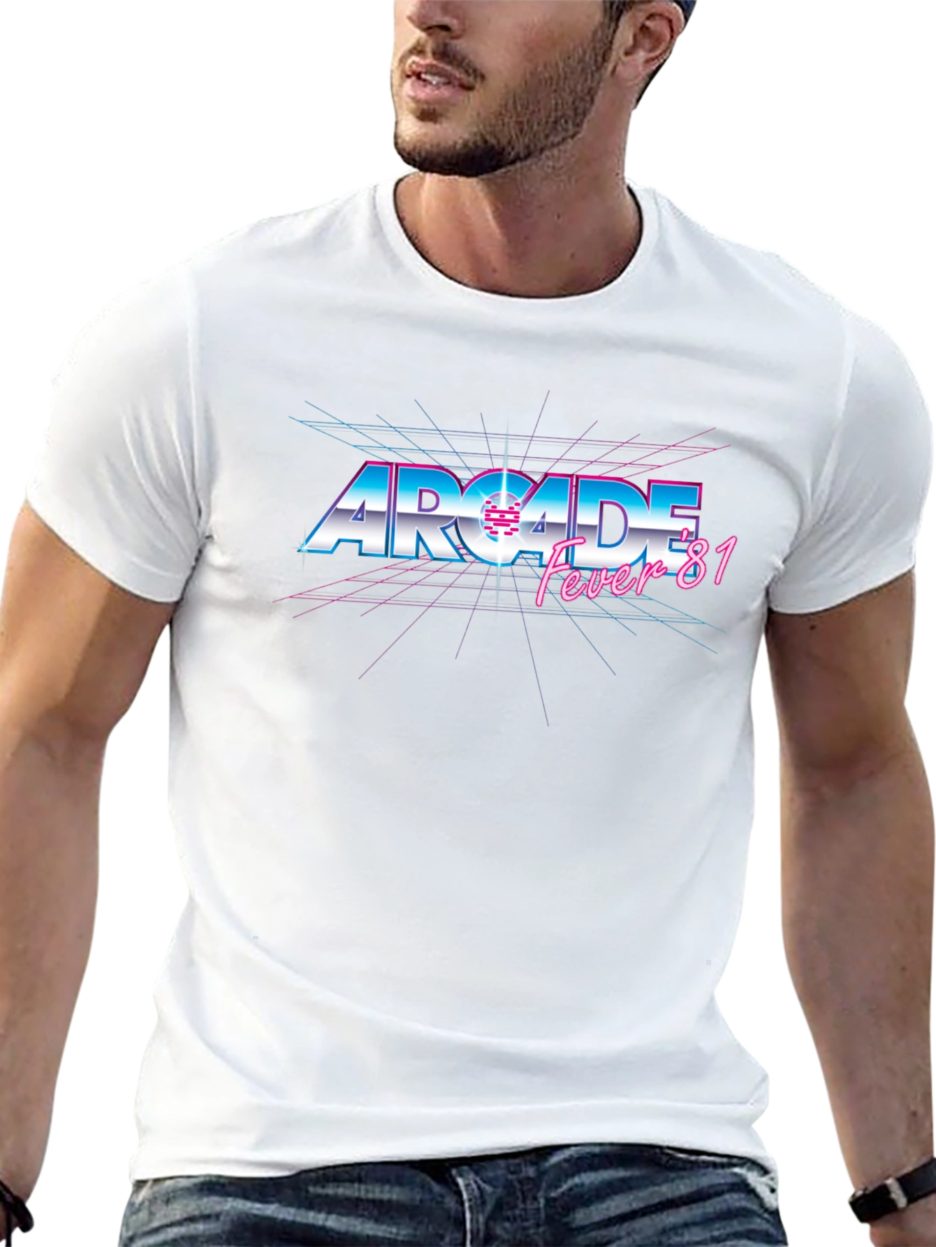 Retro Arcade Fever 81 T-Shirt - Black