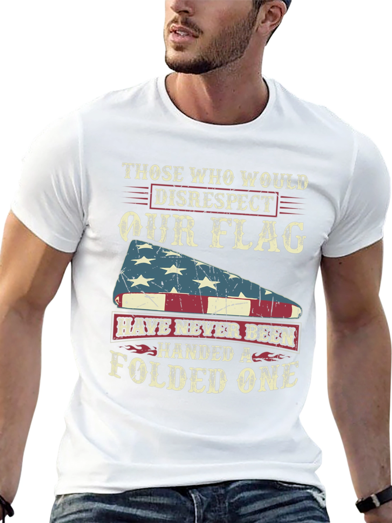 Patriotic Flag T-Shirt: Respect Our Flag