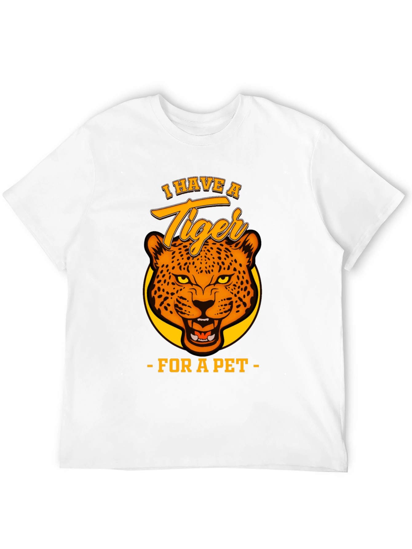 Tiger Pet Graphic T-Shirt - Bold and Unique