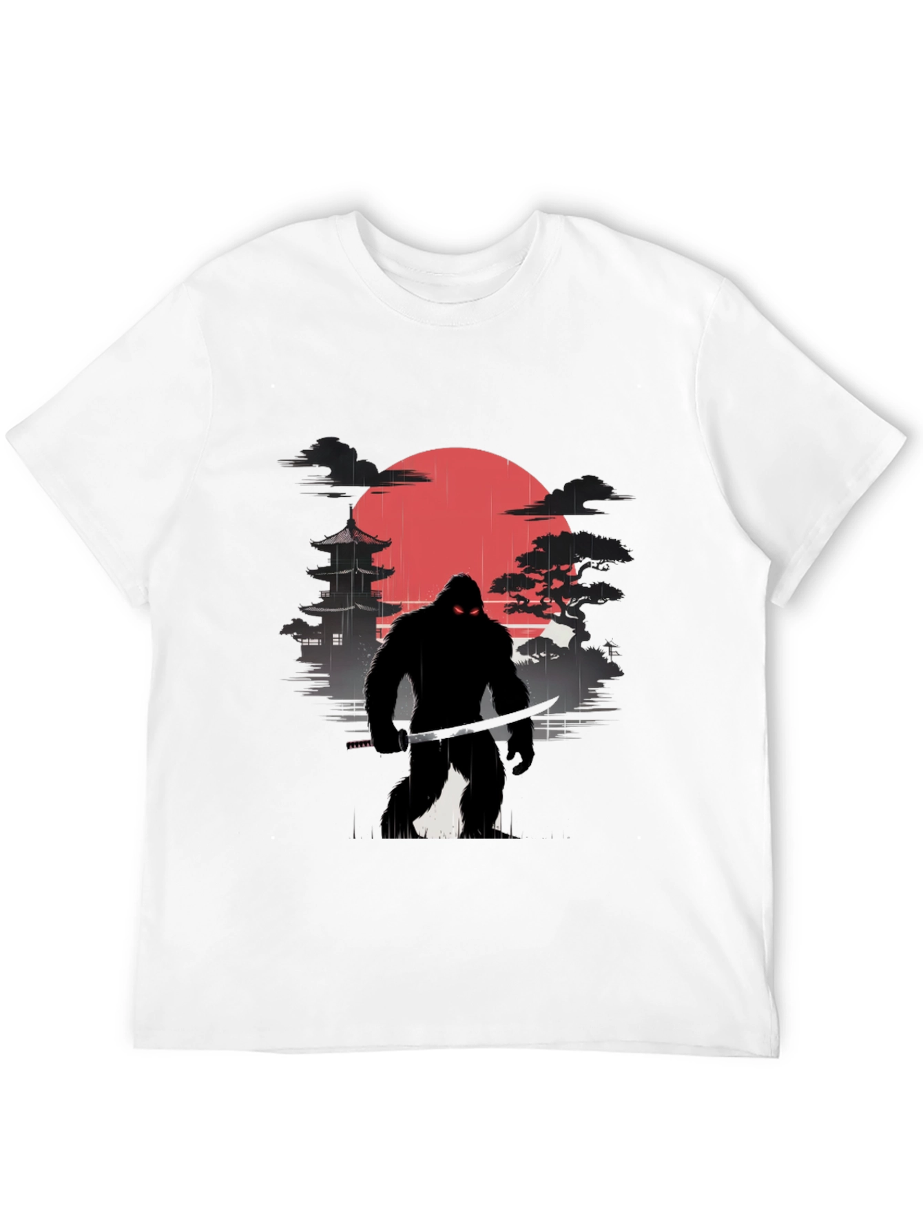 Samurai Sasquatch T-Shirt - Urban Ninja Style