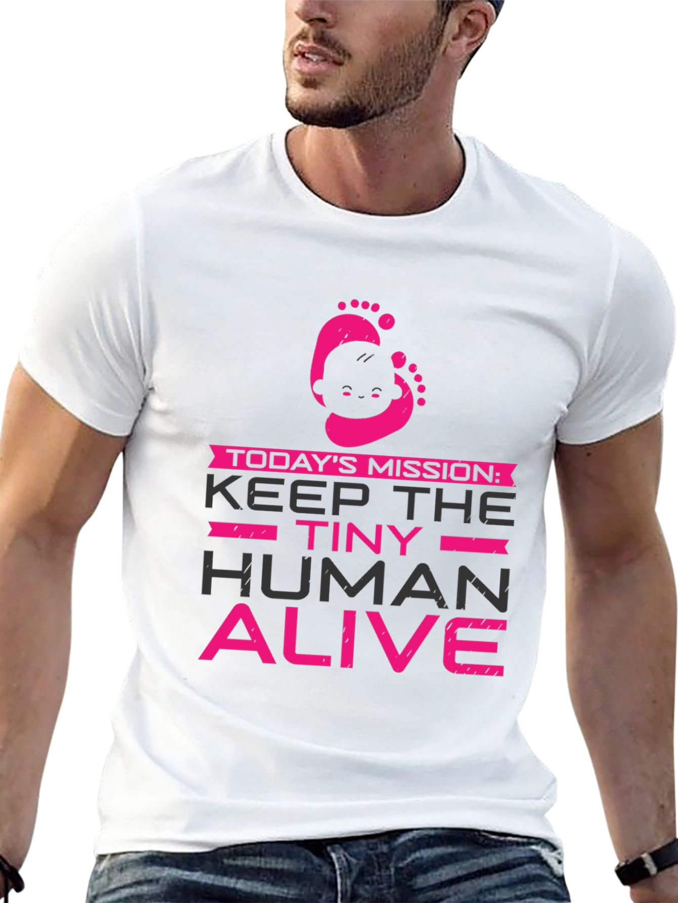 Keep Tiny Human Alive Graphic Tee