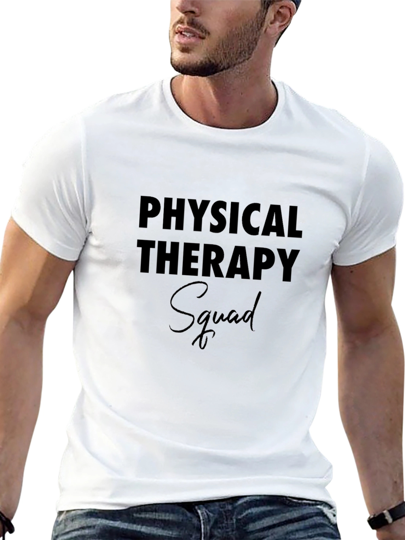Physical Therapy Squad Black T-Shirt