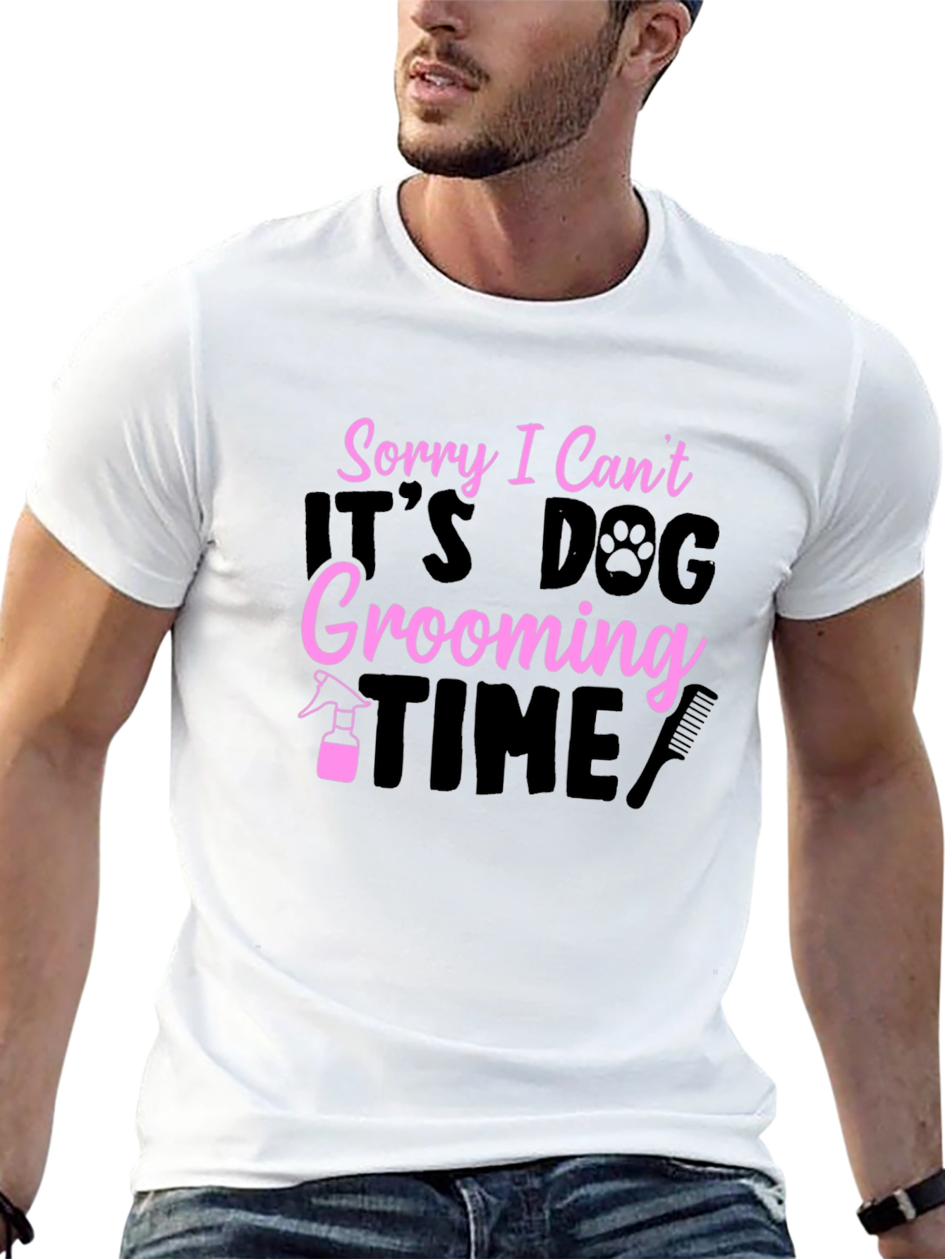 Dog Grooming Time T-Shirt - Funny Pet Lover Tee