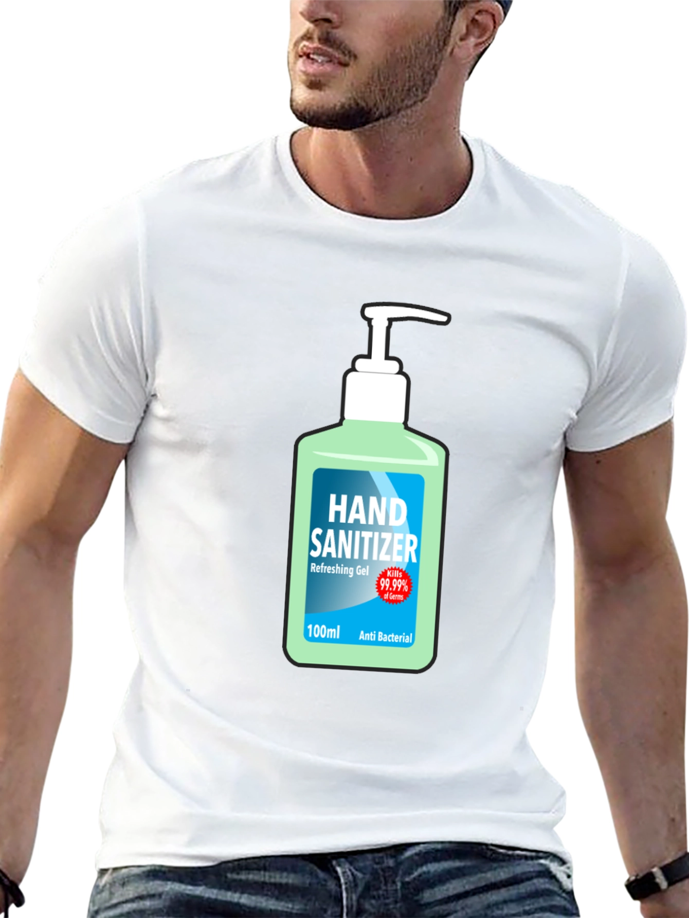 Hand Sanitizer Graphic T-Shirt