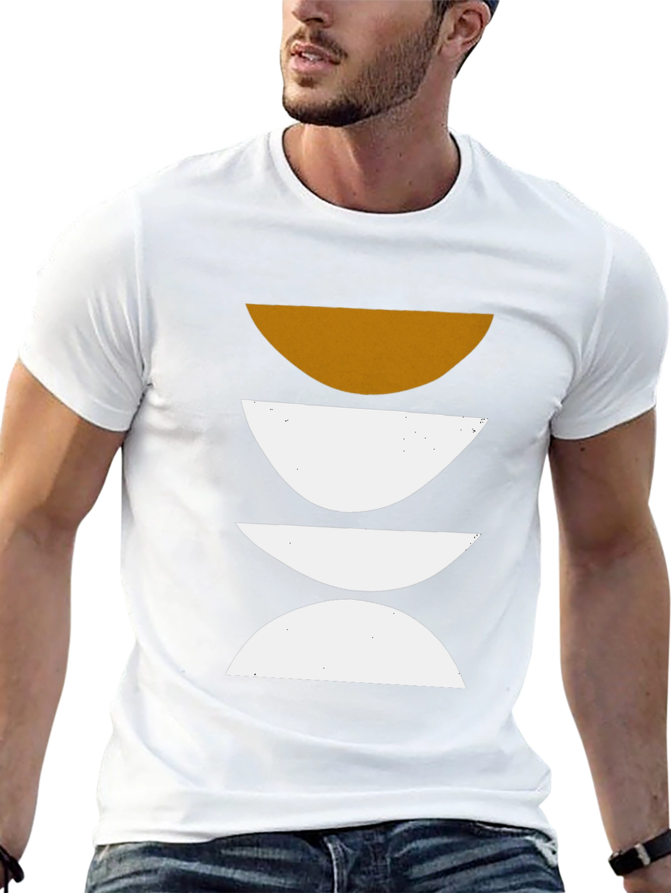 Modern Geometric Tee - Abstract Design