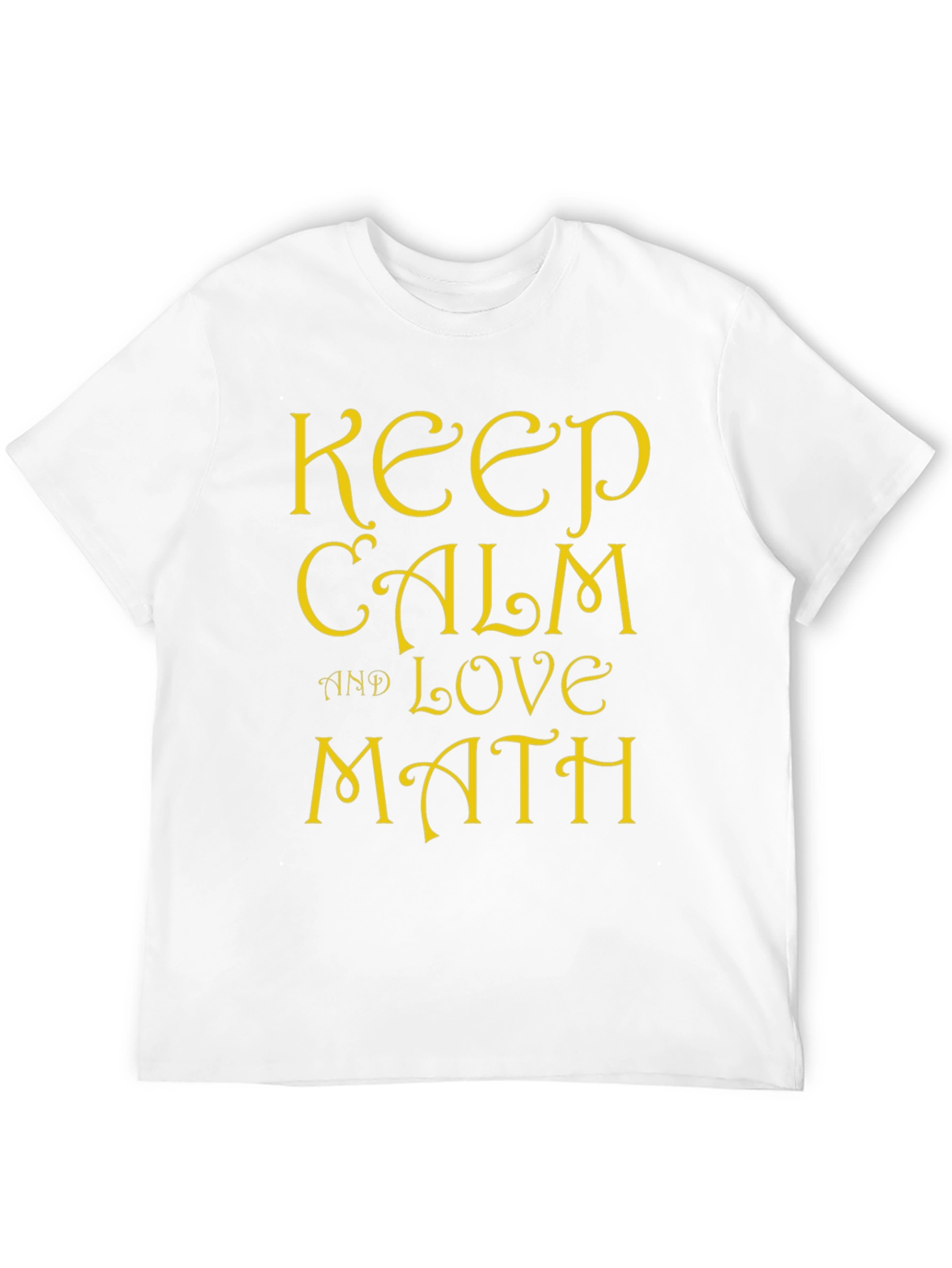 Keep Calm Love Math Graphic Tee