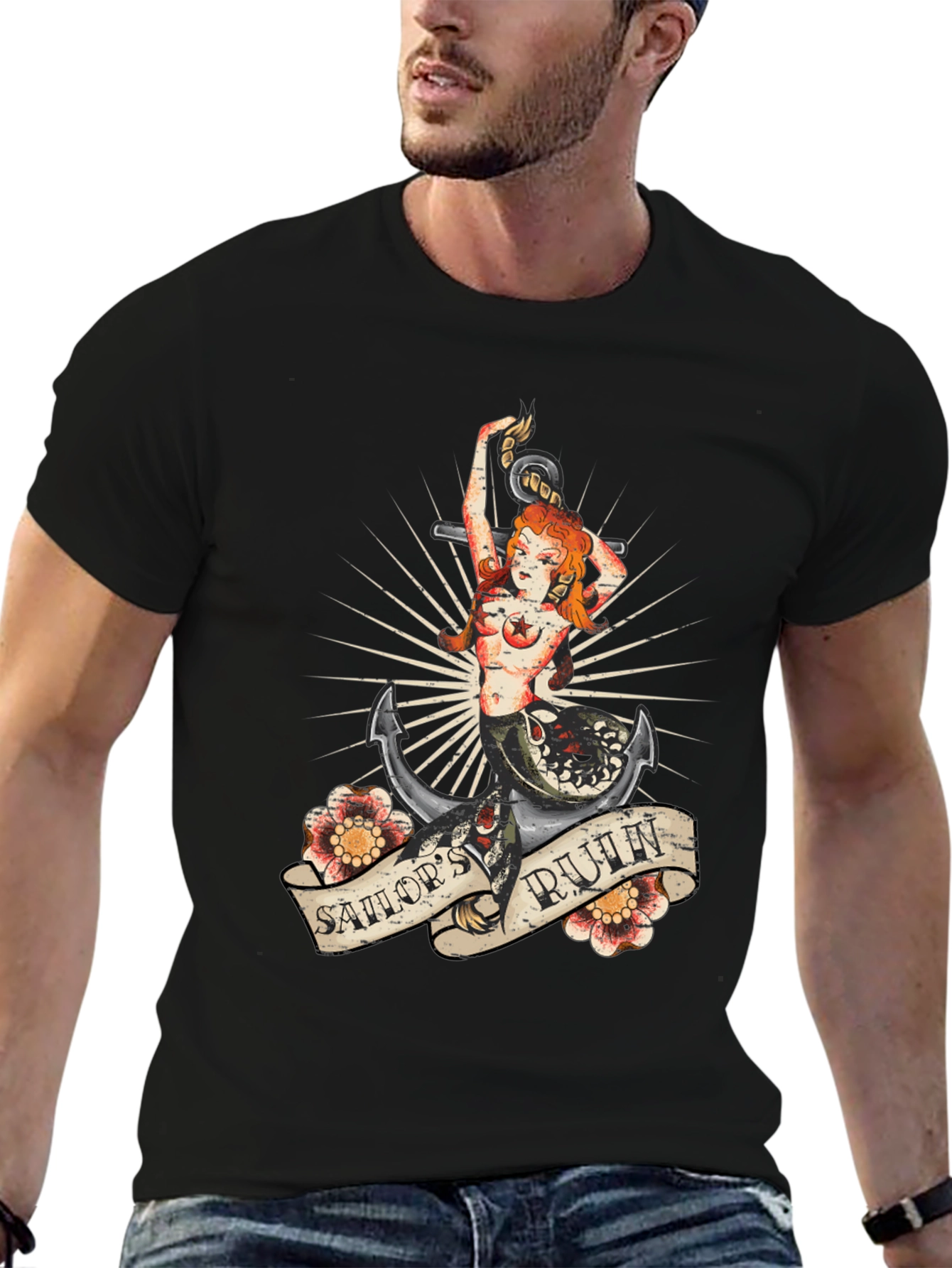 Sailors Ruin Mermaid Graphic T-Shirt