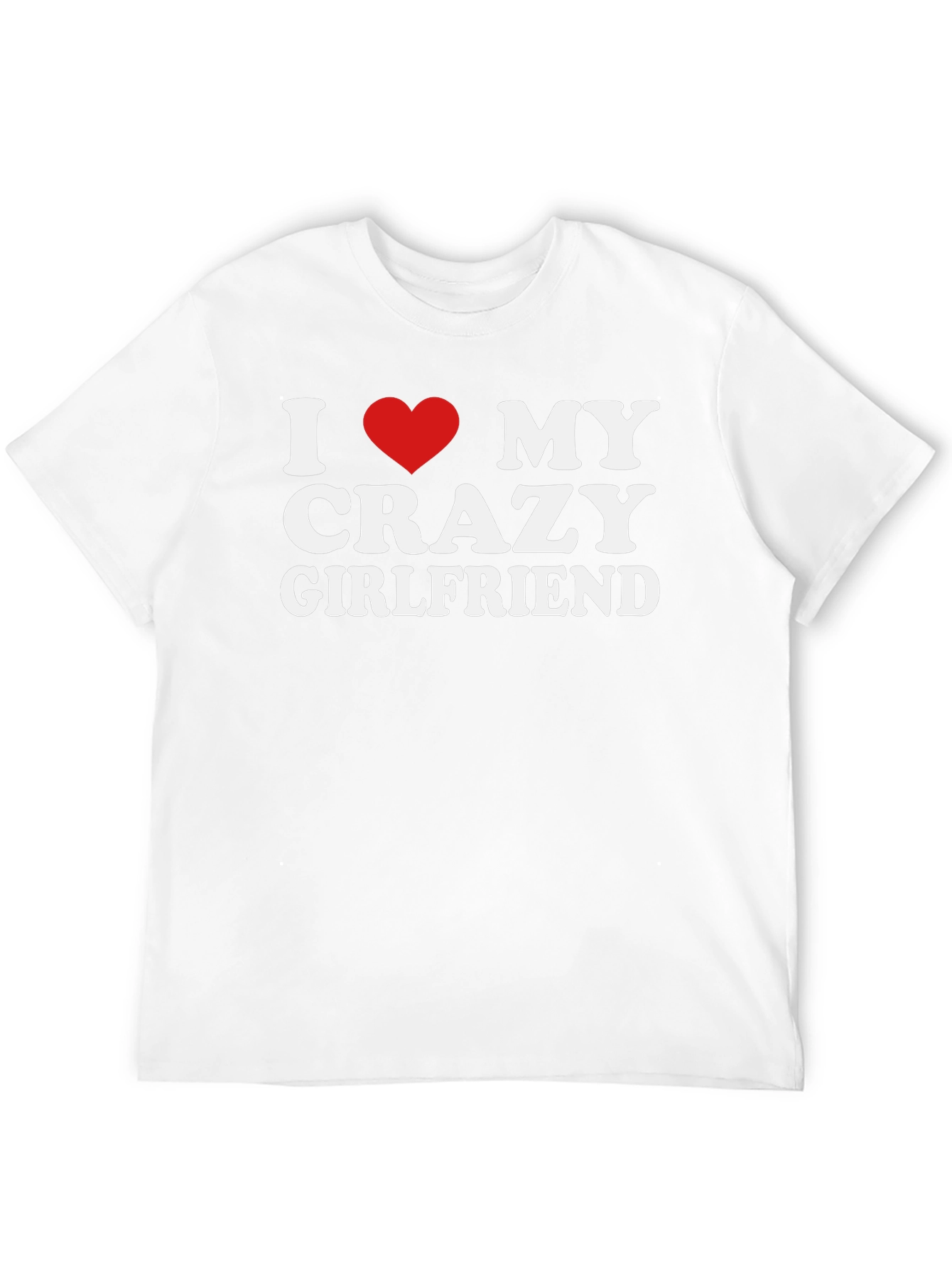 I Heart My Crazy Girlfriend Graphic Tee