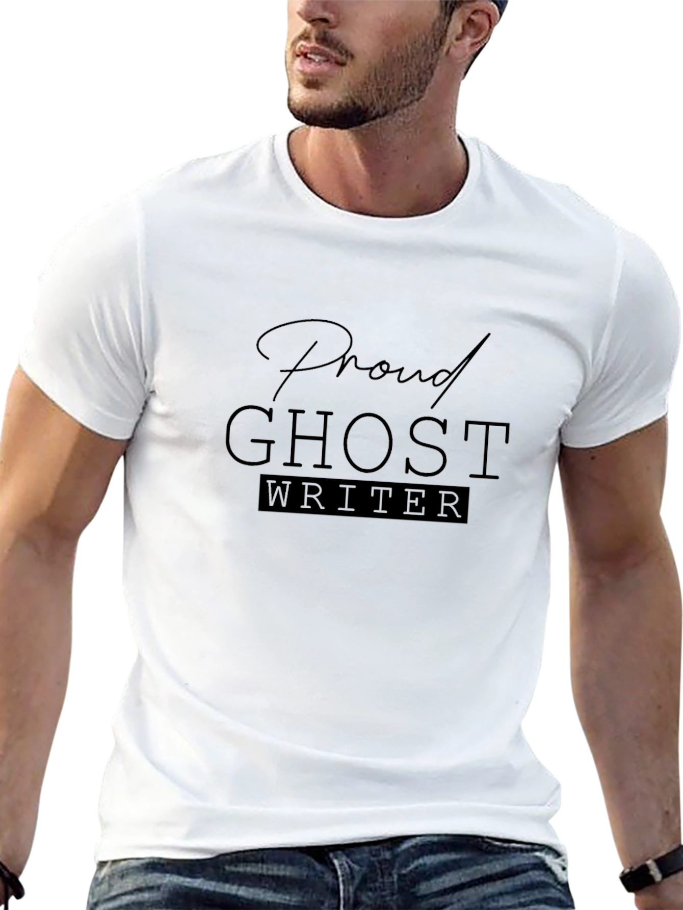 Proud Ghostwriter Black T-Shirt