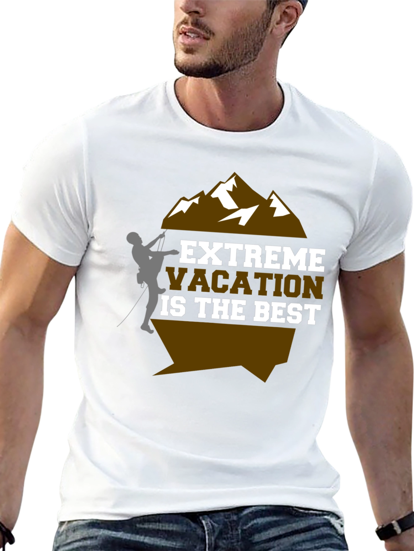 Extreme Vacation T-Shirt: Climbing Adventure
