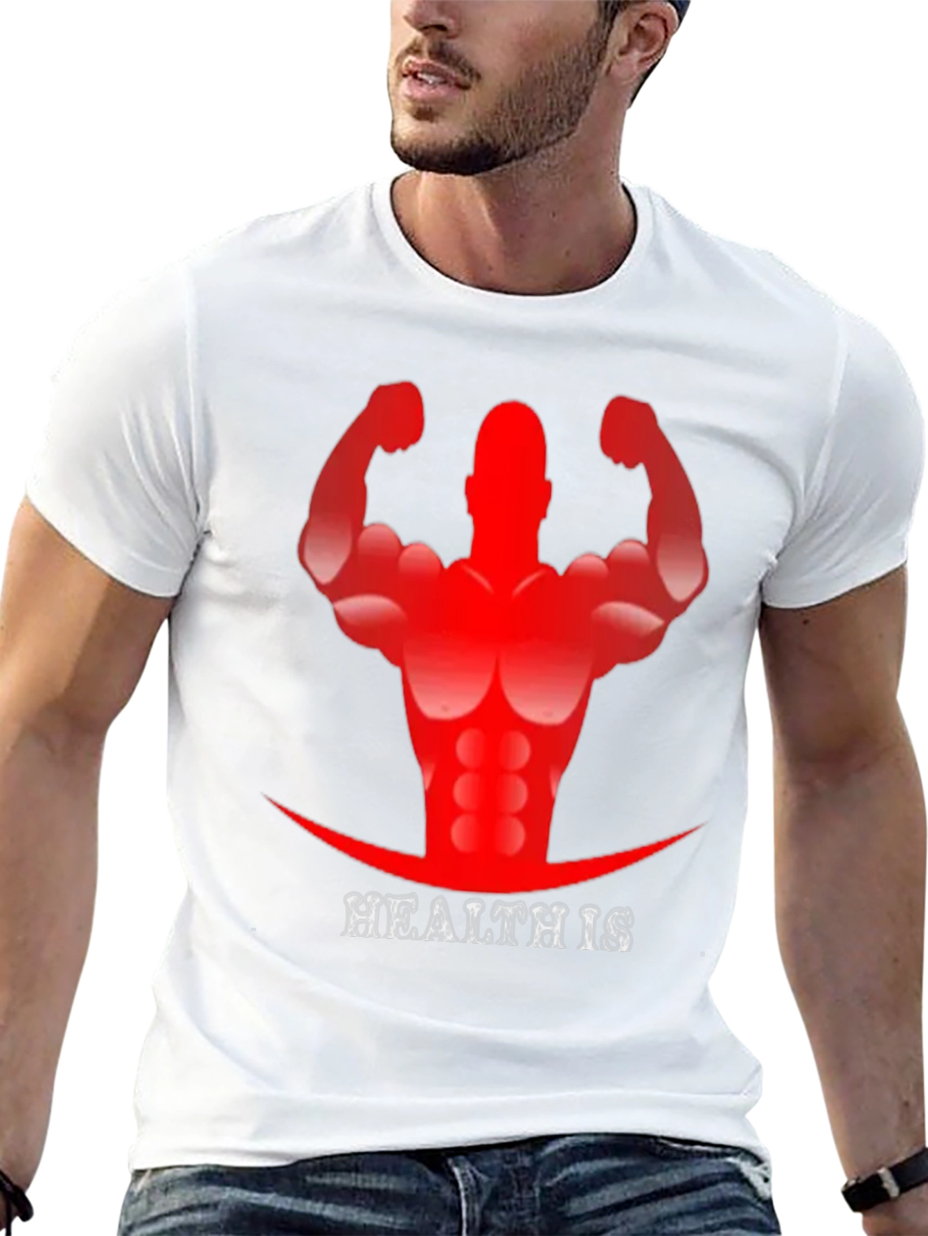 Health Is T-Shirt - Fitness Gym Tee