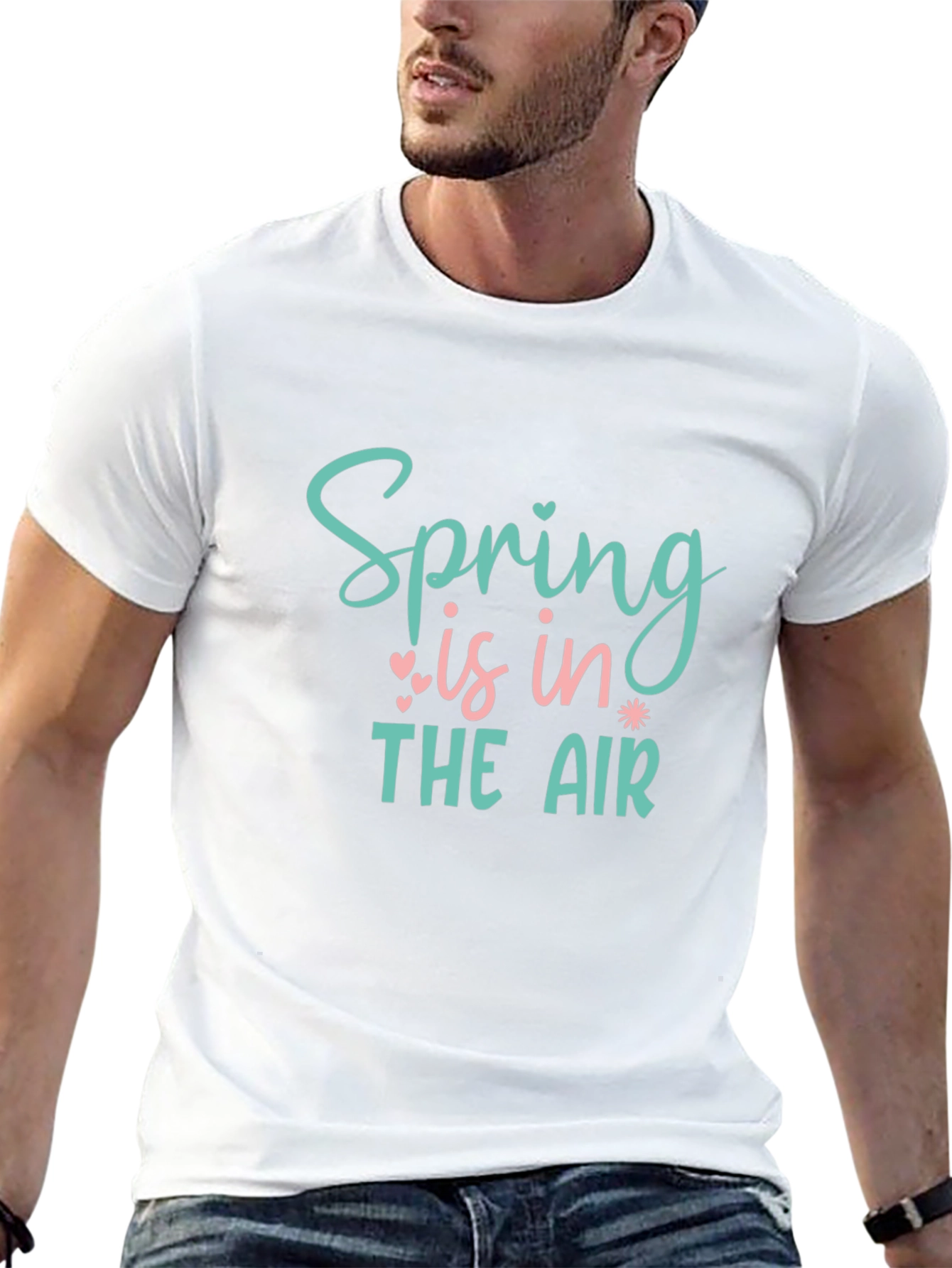 Spring is in the Air Graphic Tee - Black