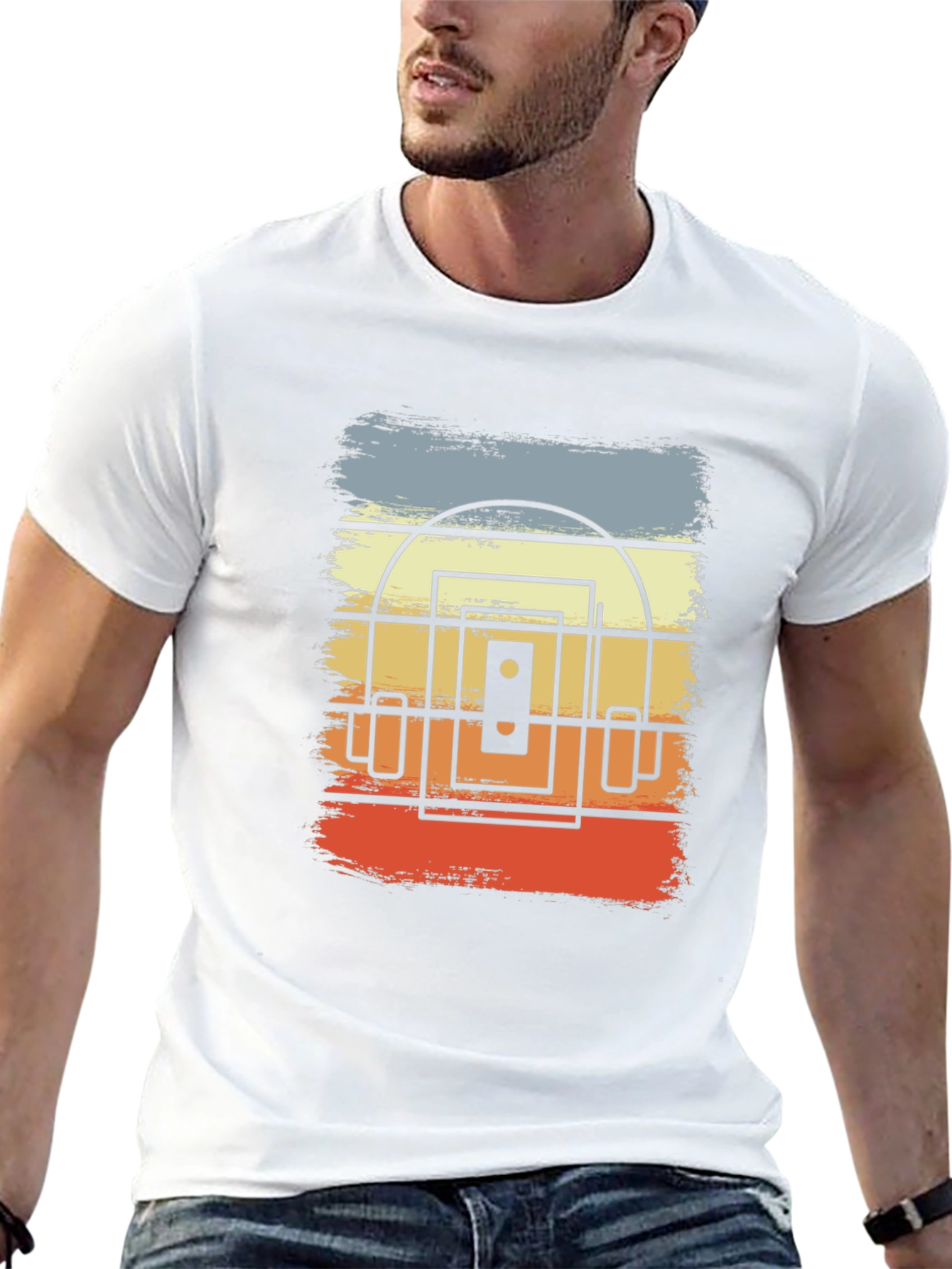 Retro Cassette Tape & Headphones Graphic Tee