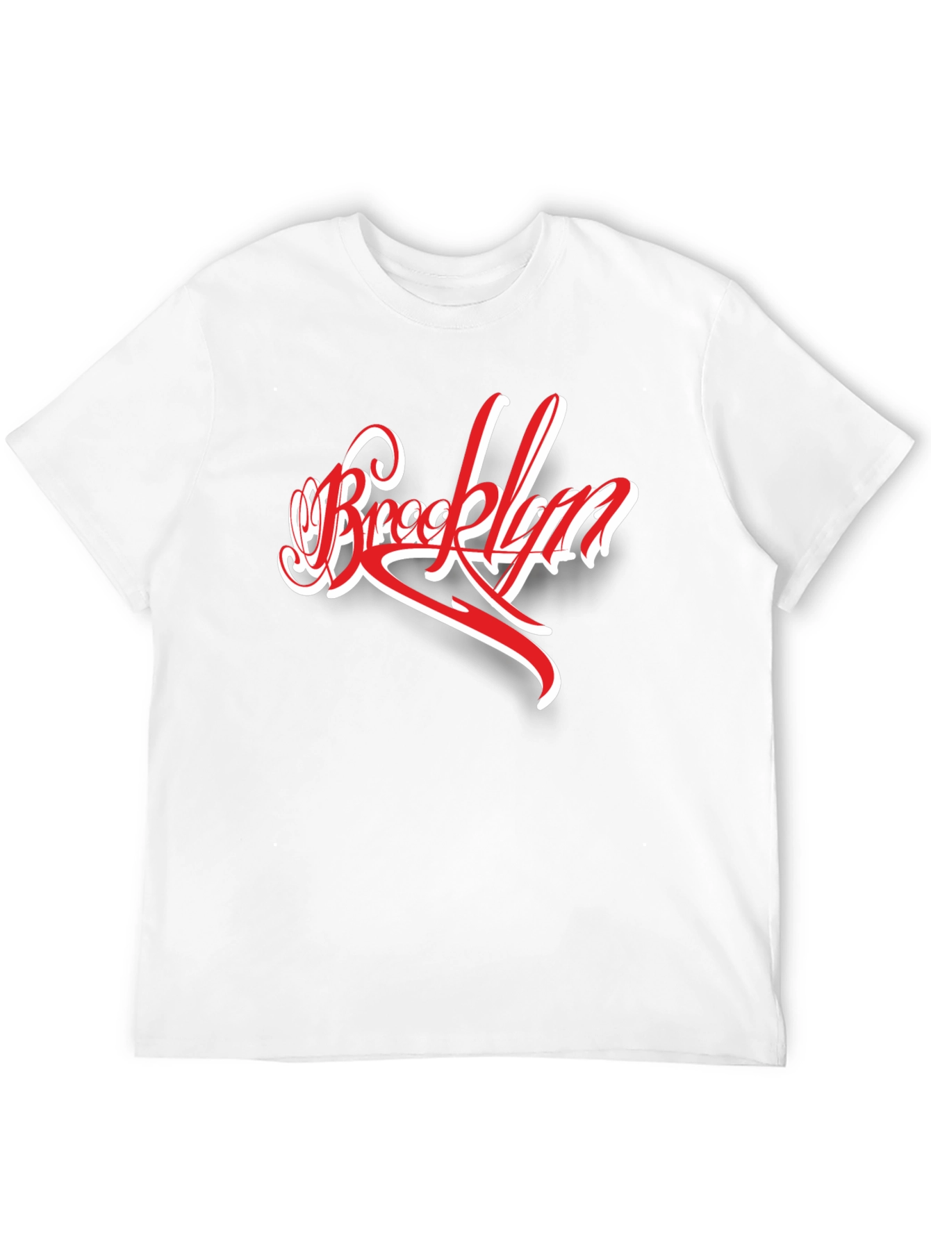 Brooklyn Script Graphic Tee - Stylish Black T-Shirt