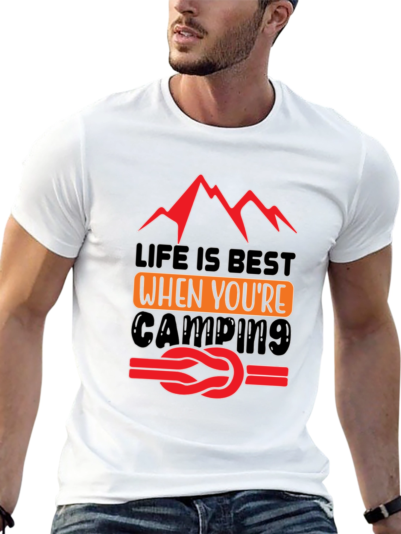 Life is Best Camping Graphic Tee