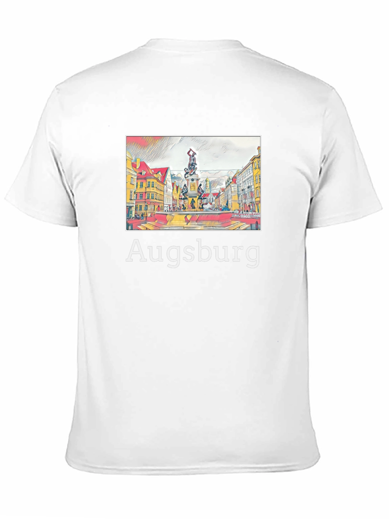 Augsburg Graphic Tee - Stylish Cityscape T-Shirt