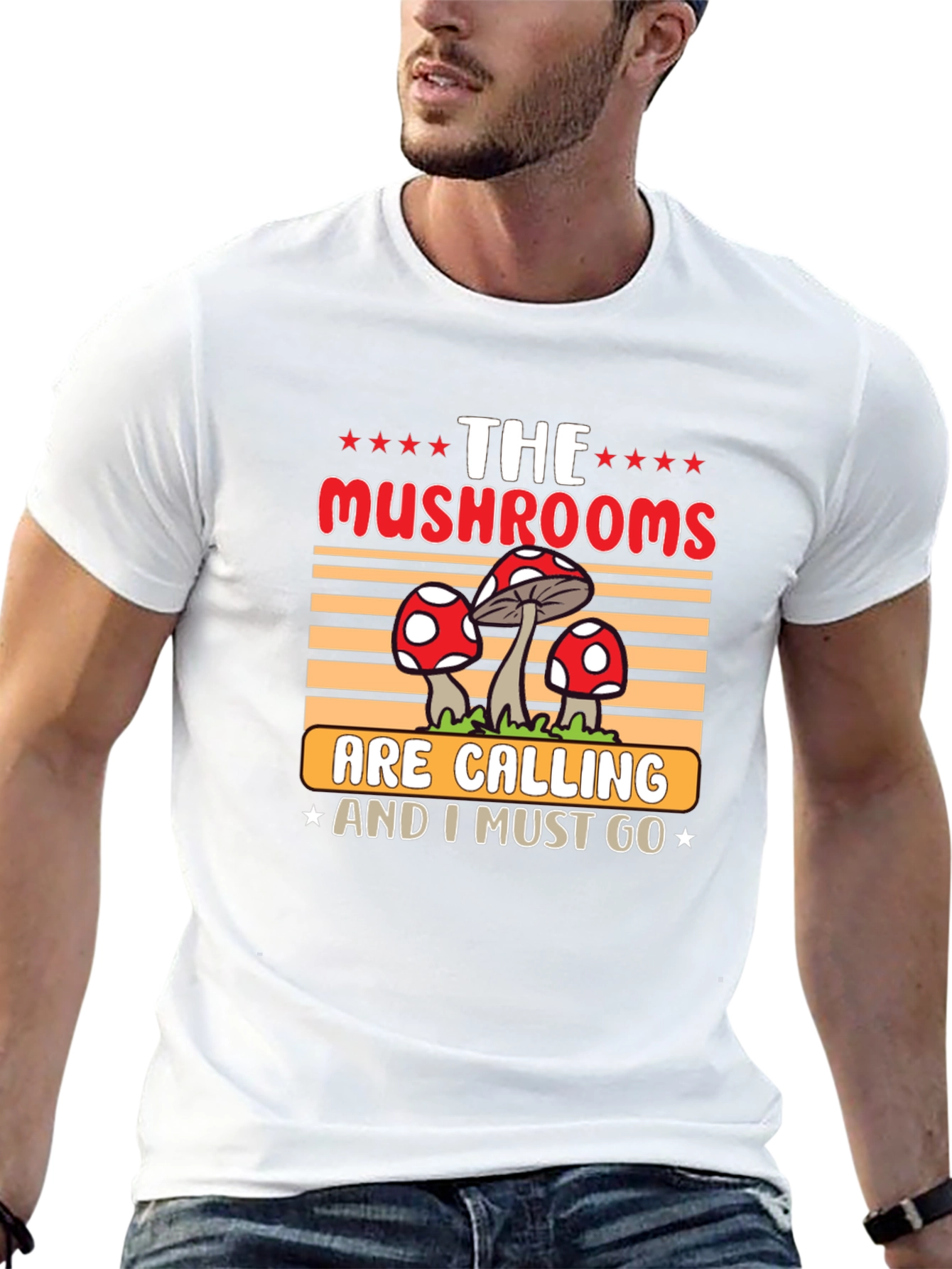 Mushroom Calling T-Shirt: Nature Lovers Tee