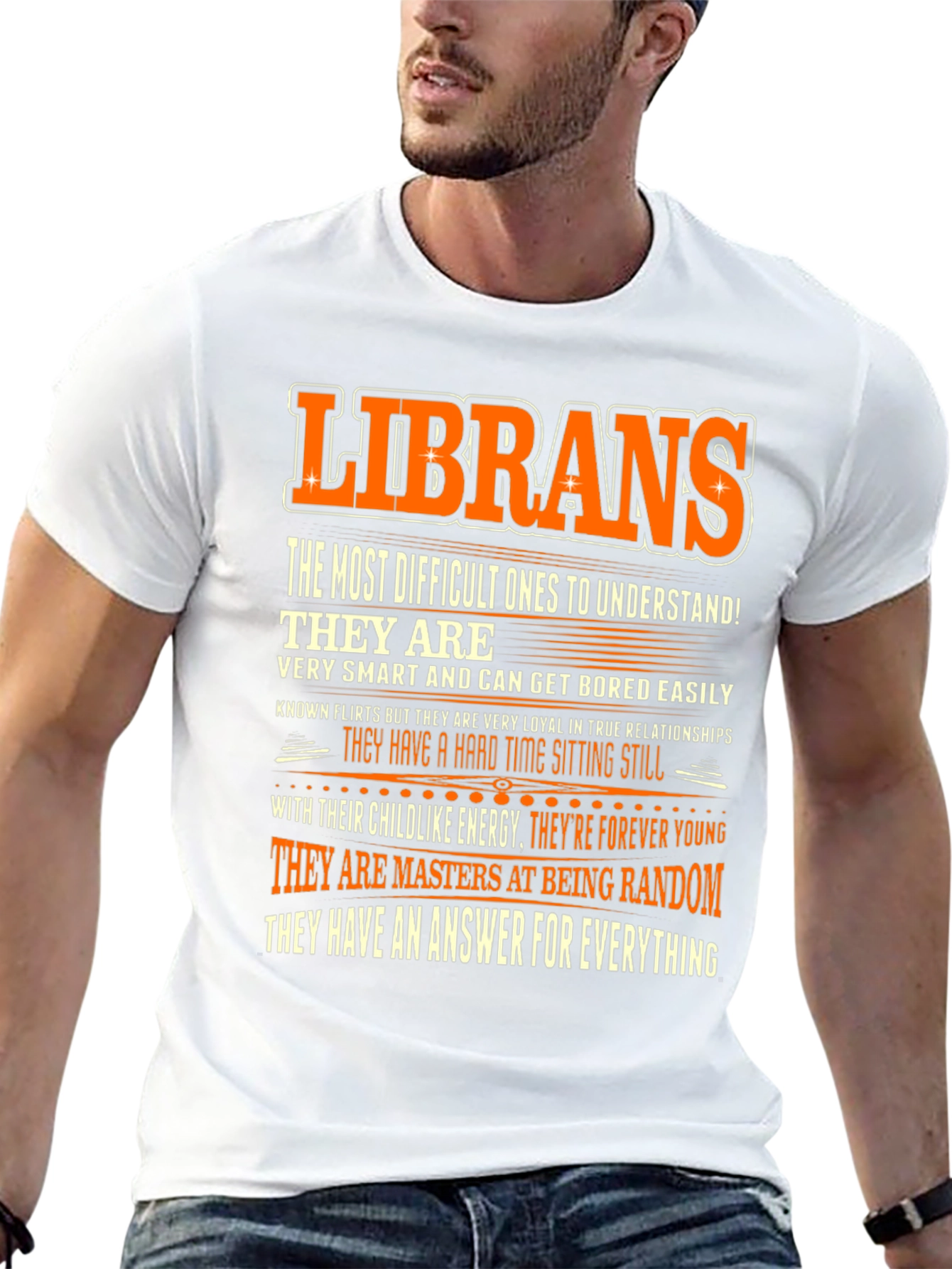 Librans T-Shirt: Difficult to Understand Smart & Random