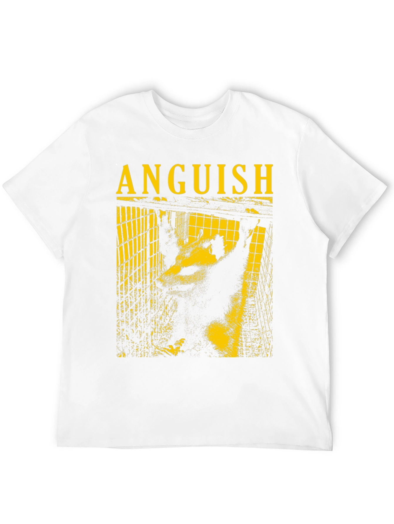 Anguish Graphic Tee - Mens Black T-Shirt