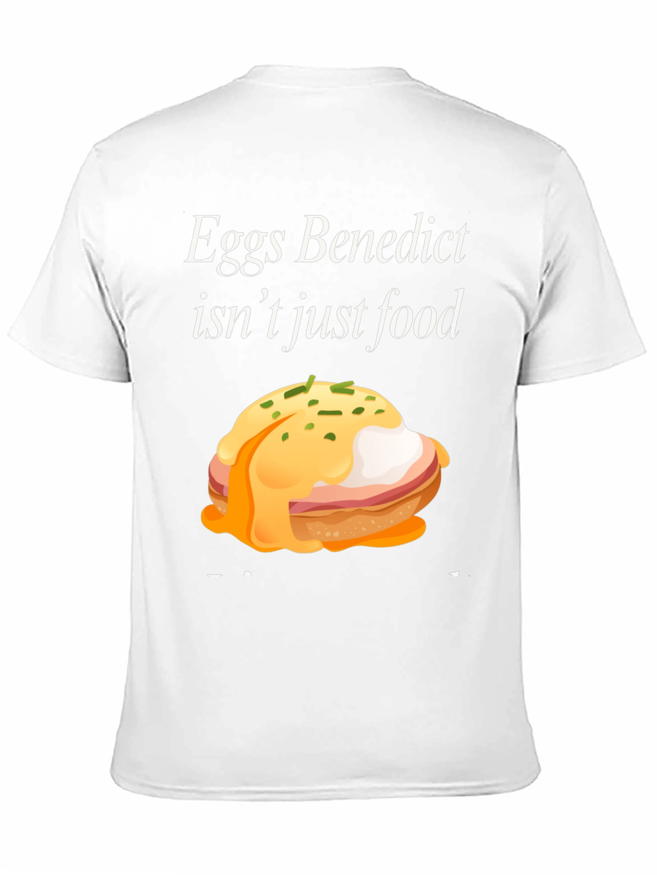 Eggs Benedict Fan T-Shirt - Foodie Novelty Tee