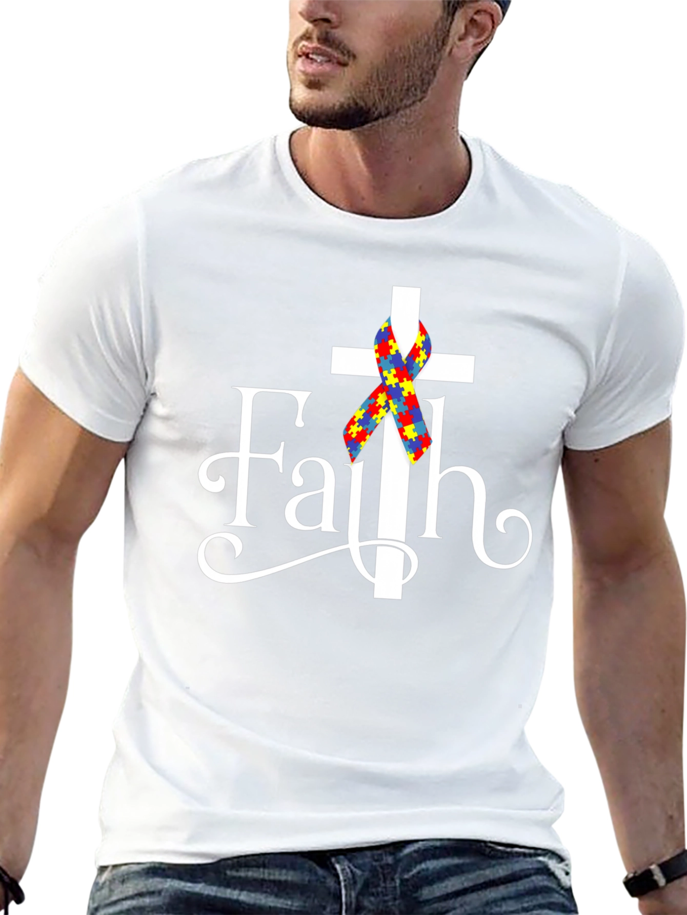 Faith Autism Awareness T-Shirt