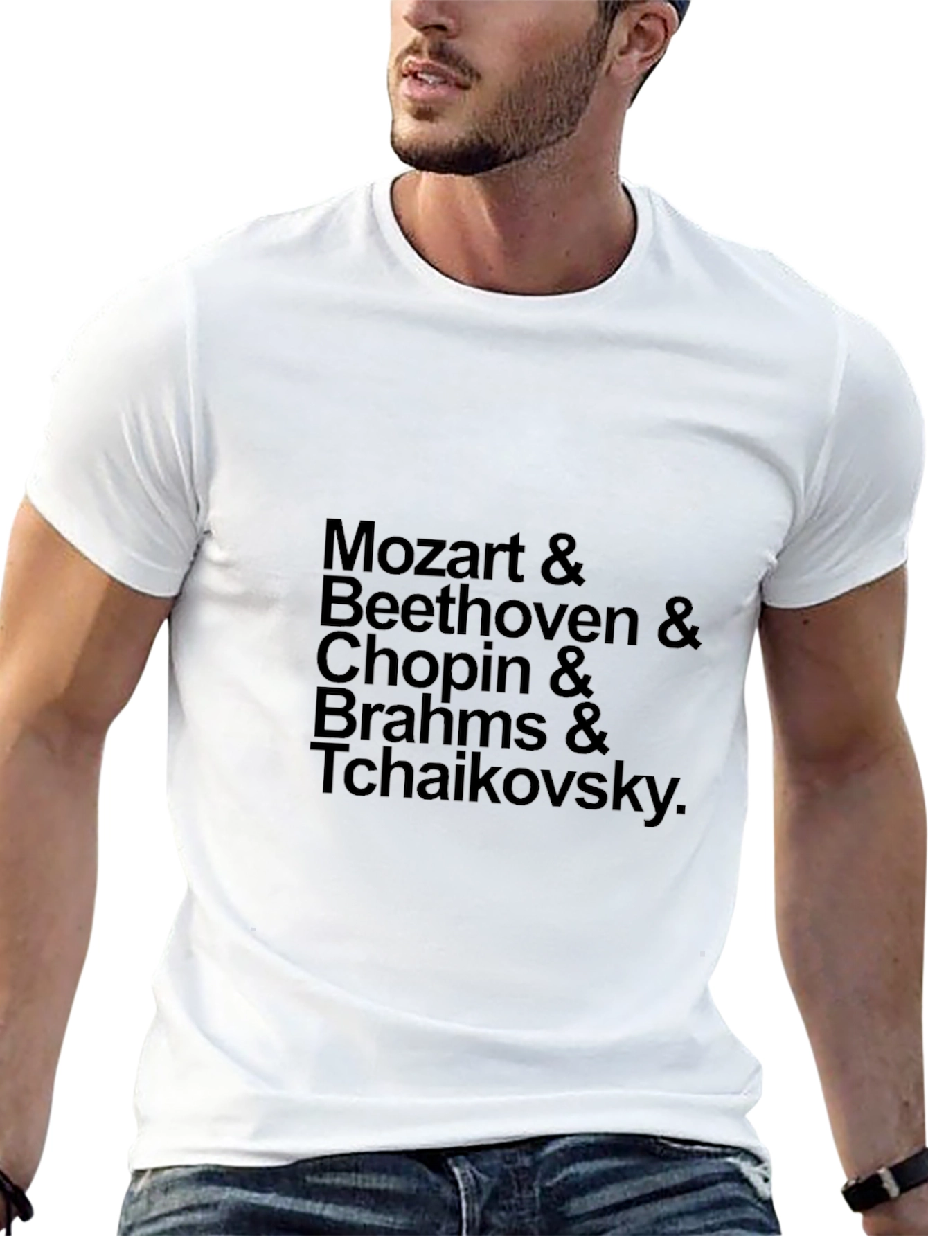 Classical Composers Black T-Shirt