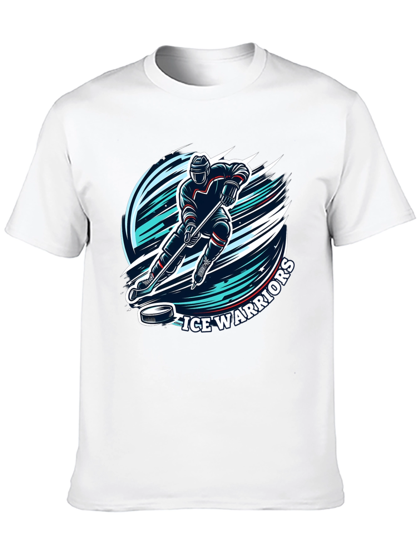 Ice Warriors Hockey Graphic T-Shirt