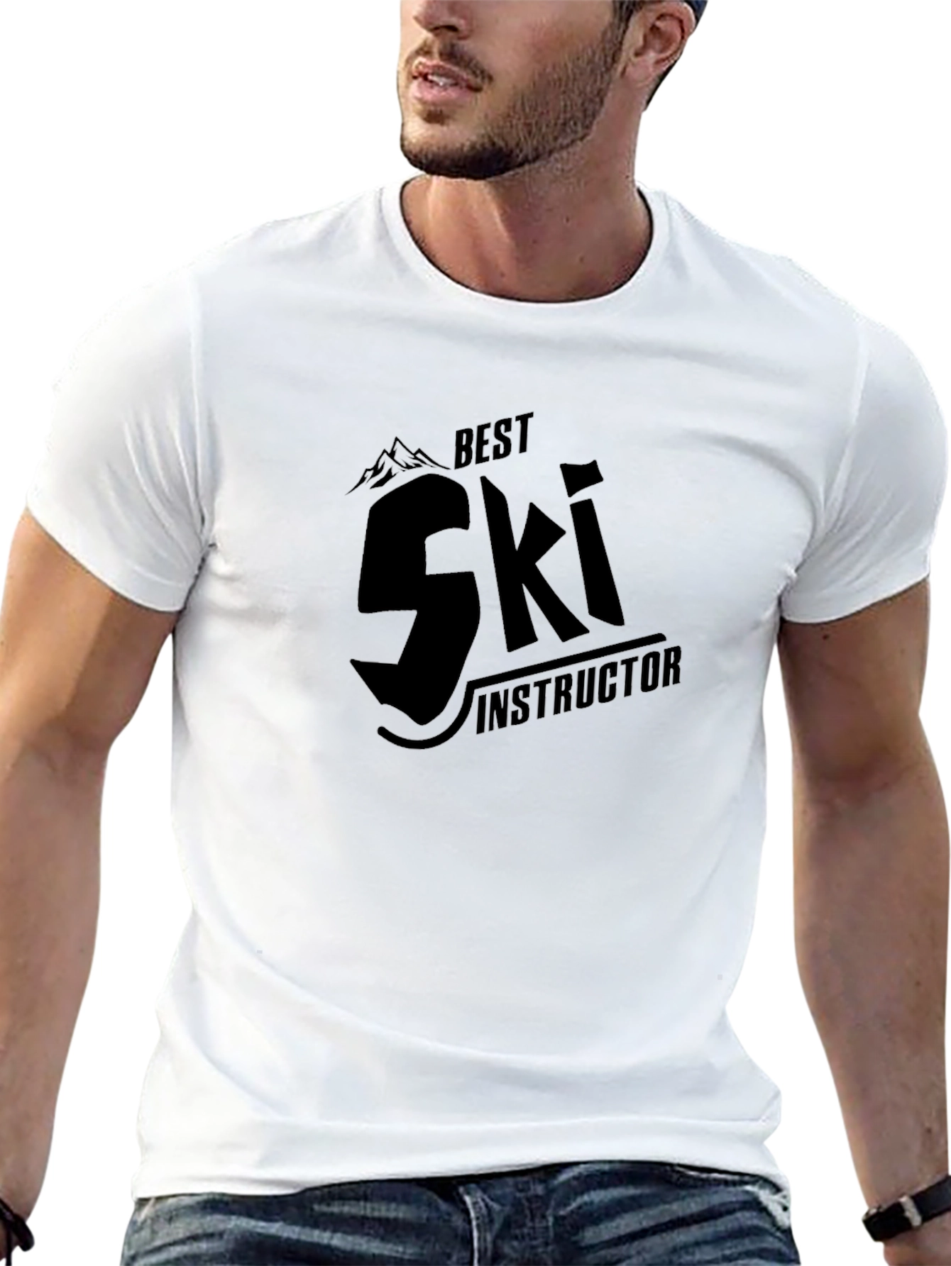 Best Ski Instructor Tee - Black