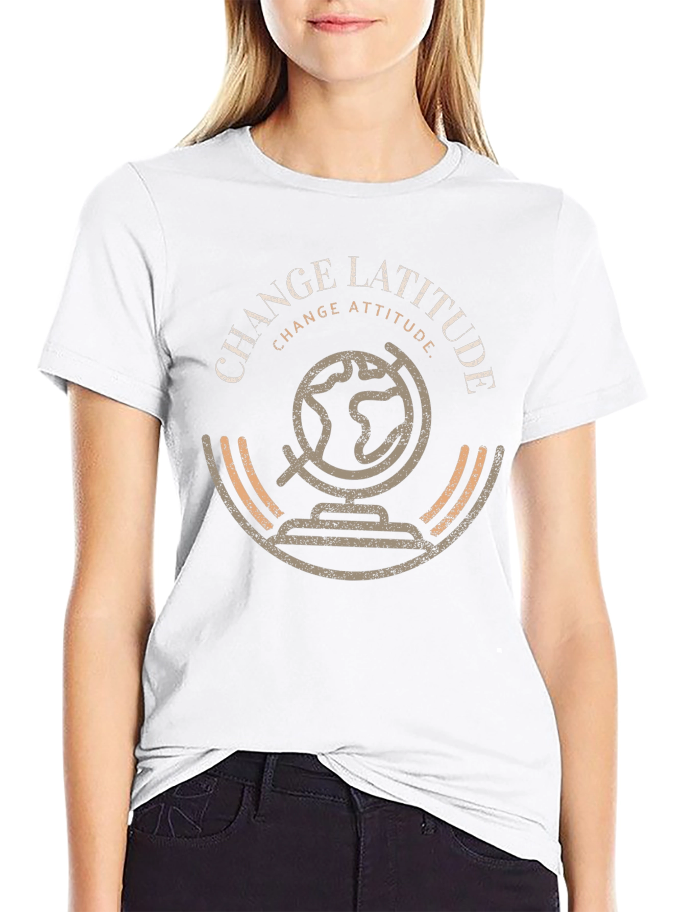 Change Latitude Attitude Graphic T-Shirt