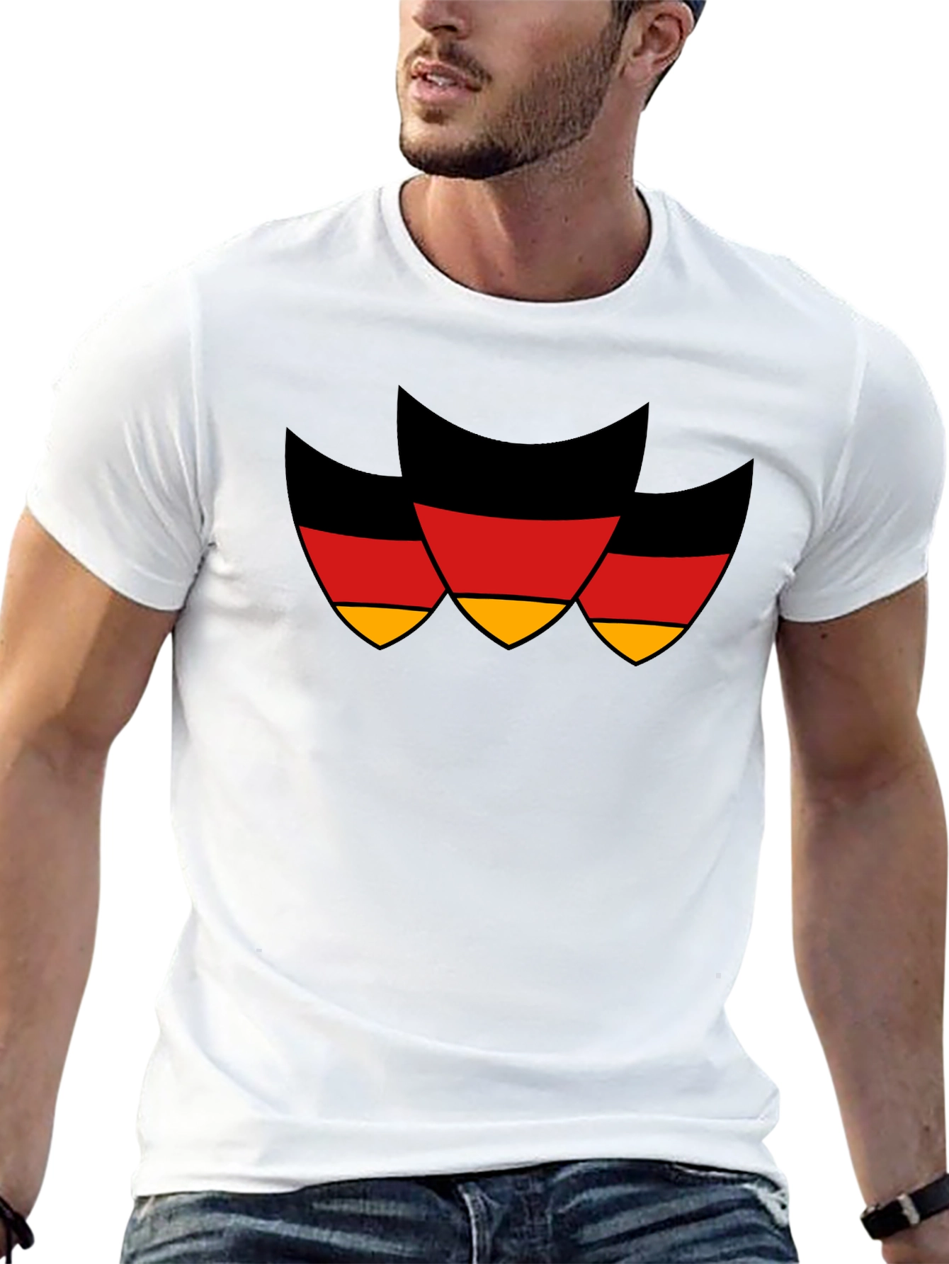 German Flag T-Shirt - Black Bold and Proud!