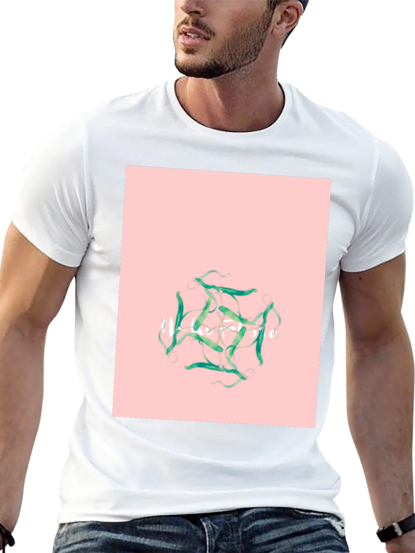 Geometric Pattern Graphic Tee - Modern Style Shirt