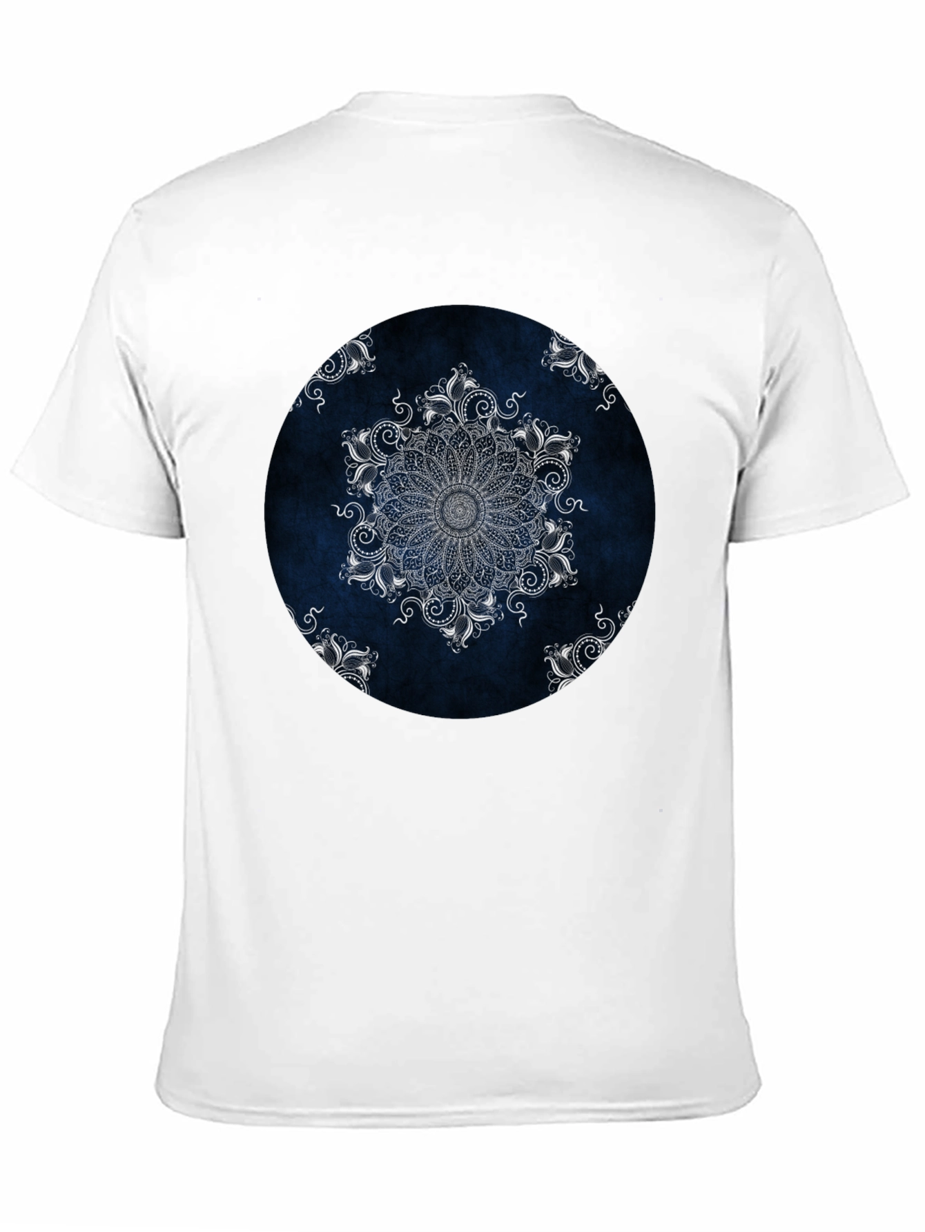 Mandala Graphic Tee - Stylish Mens Black T-Shirt