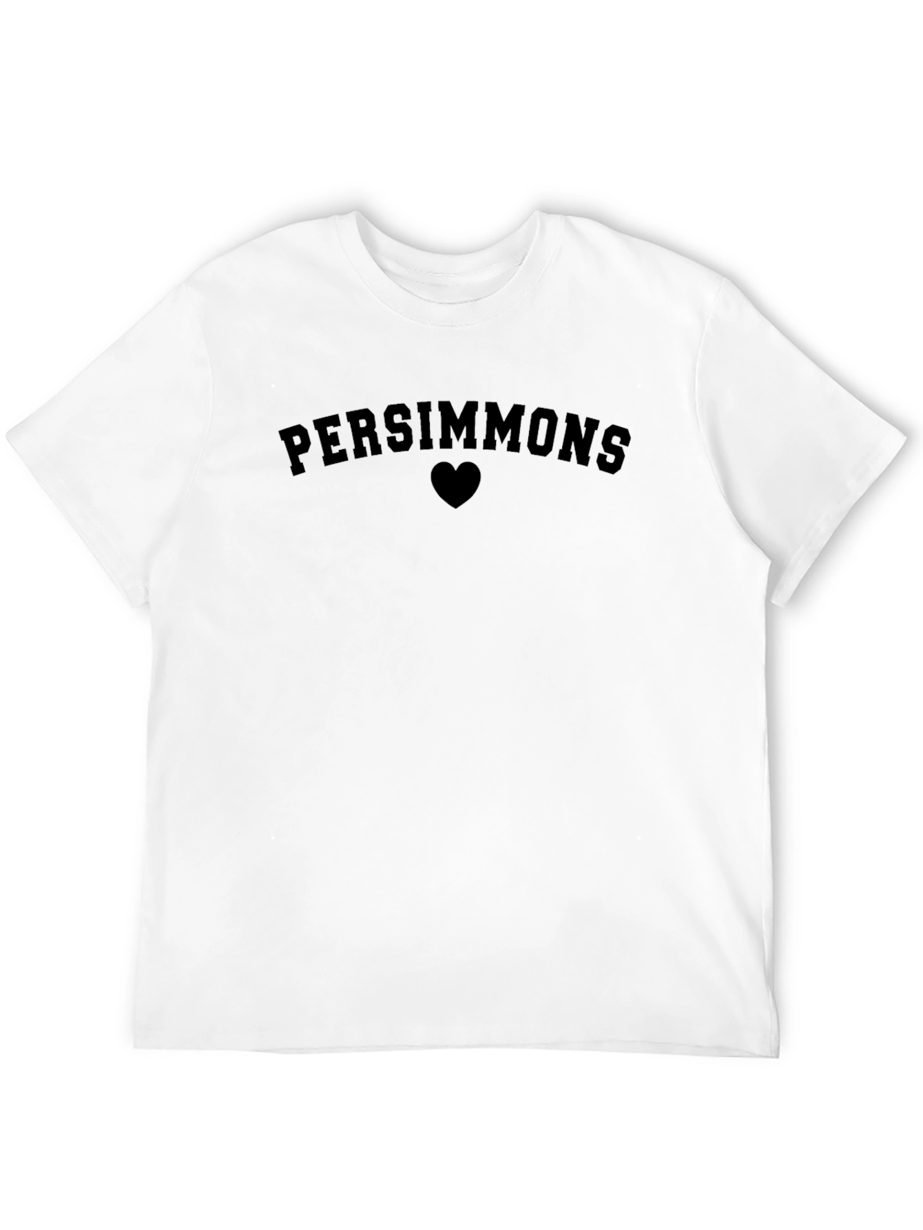 Persimmons Heart Graphic Tee - Black